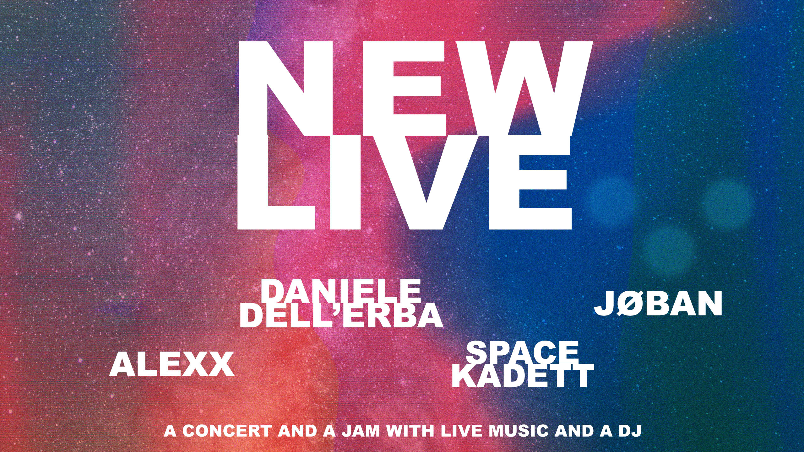 New Live W/ Daniele Dell'erba, Jøban, & Alexx - Sat19oct Cover