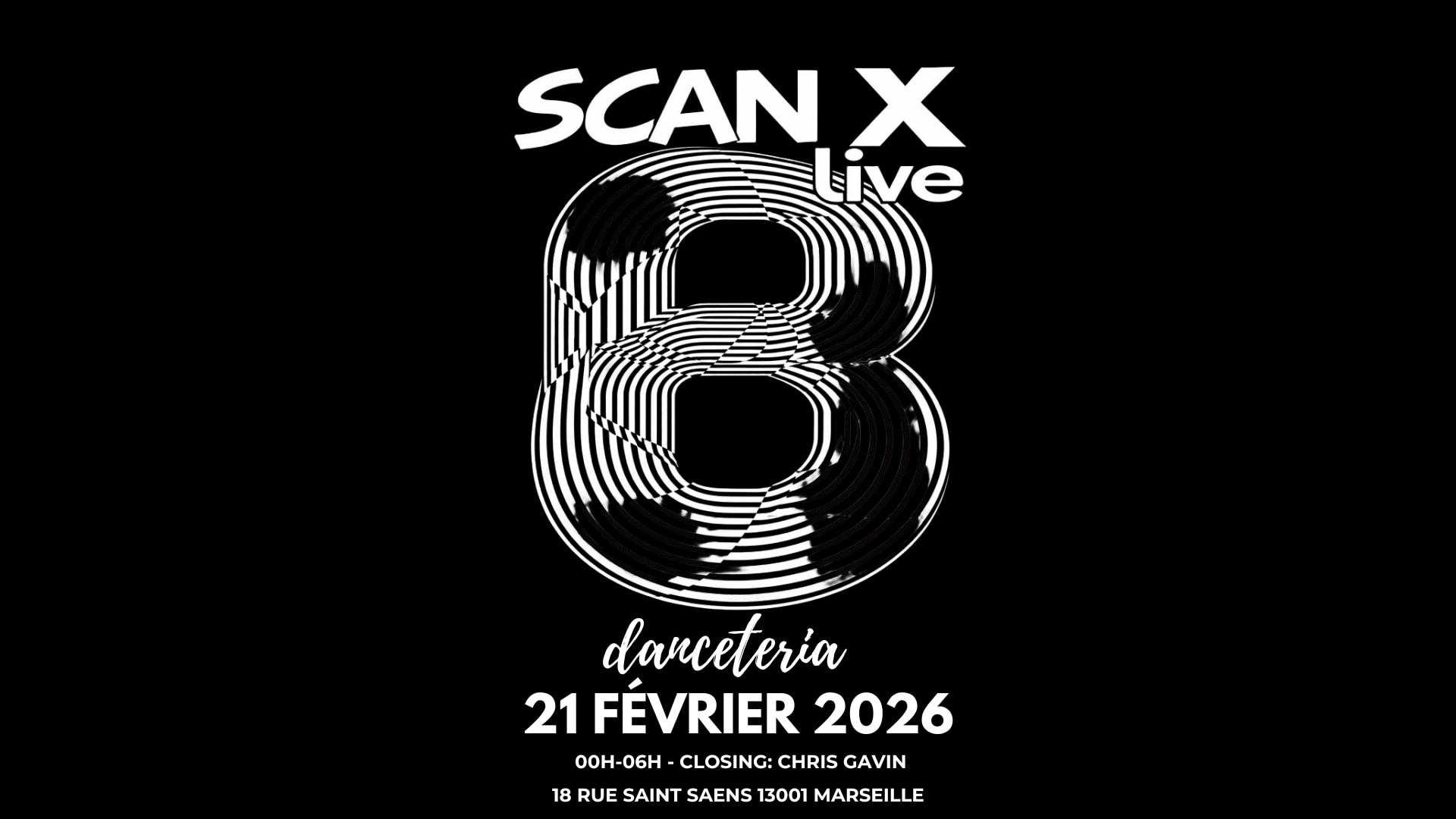 Scan X (Live) @ Danceteria Cover