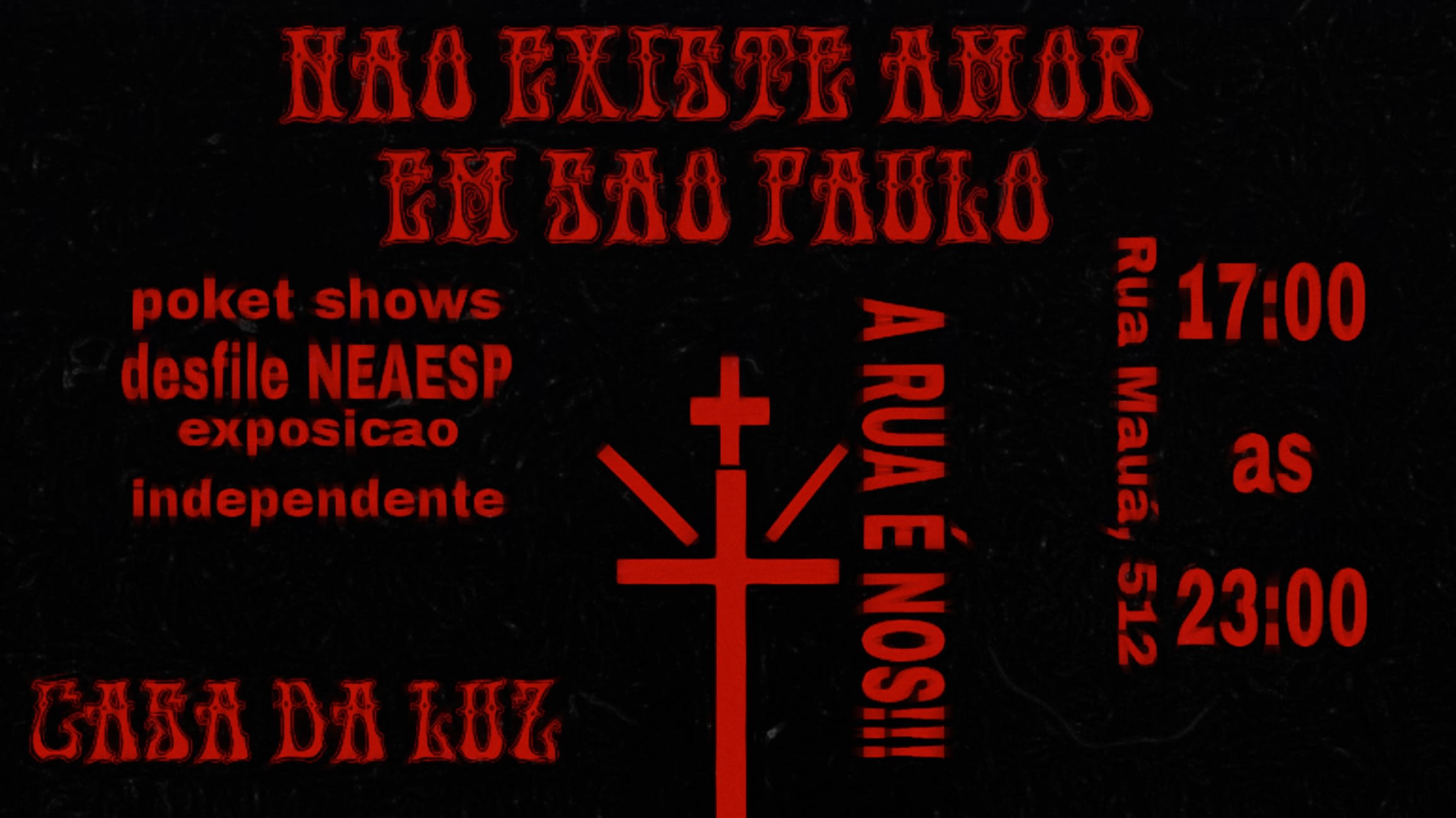 Não Existe Amor Em São Paulo Cover