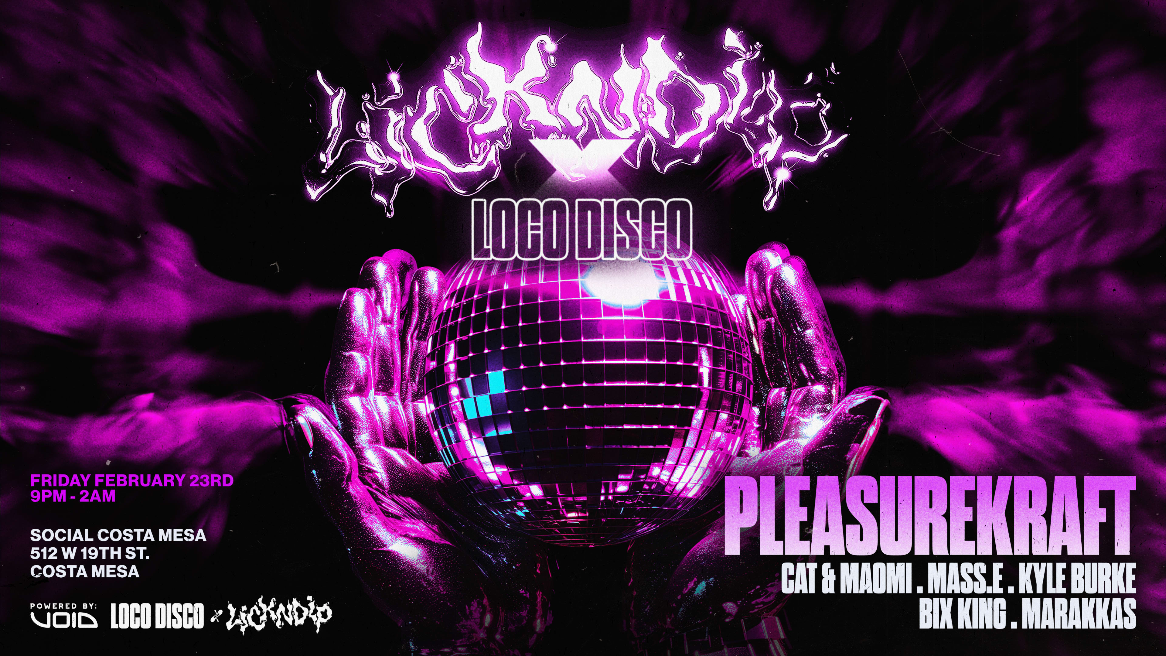 Loco Disco X Lick N Dip Presents Pleasurekraft Cover