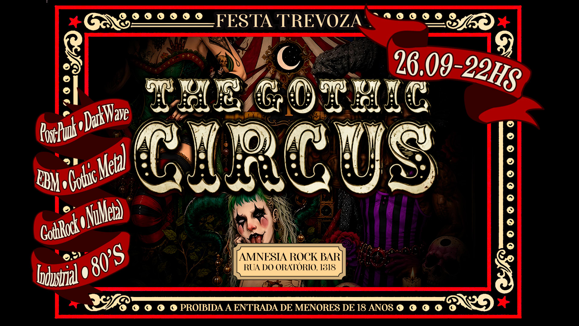 Trevoza - The Gothic Circus Cover