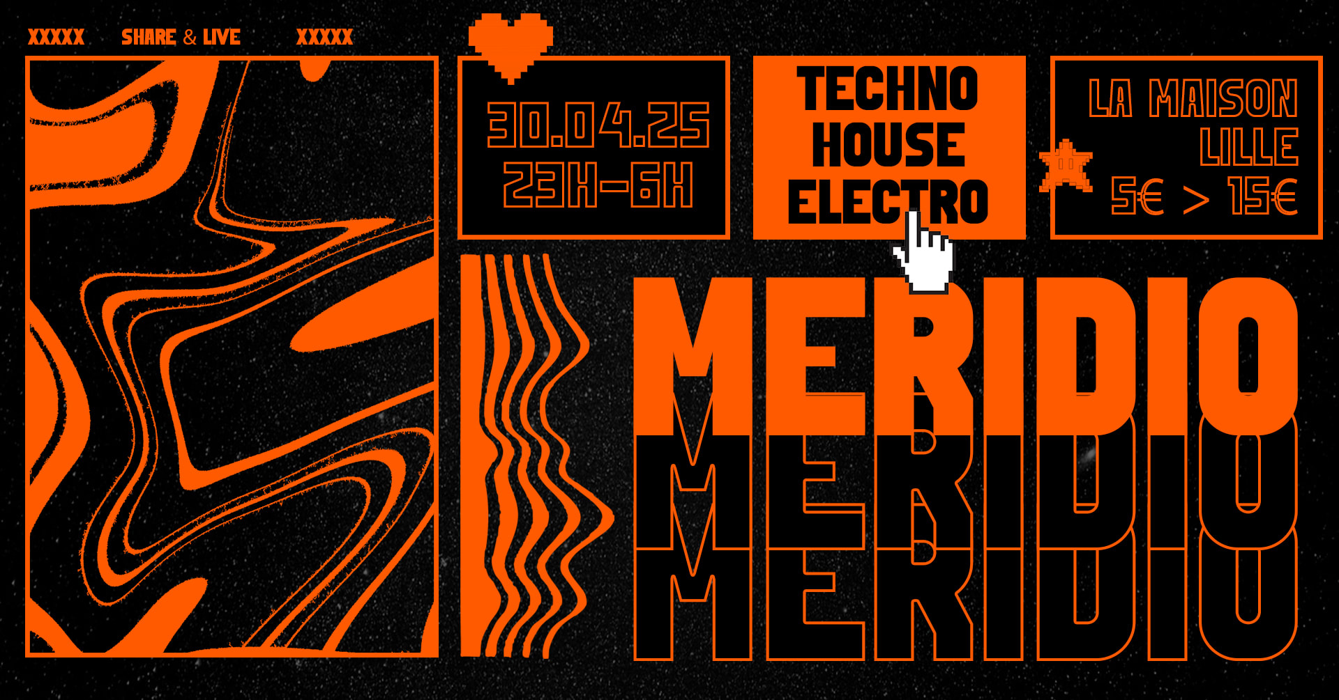 Meridio #3 - Italo Disco, House, Techno, Uk Cover