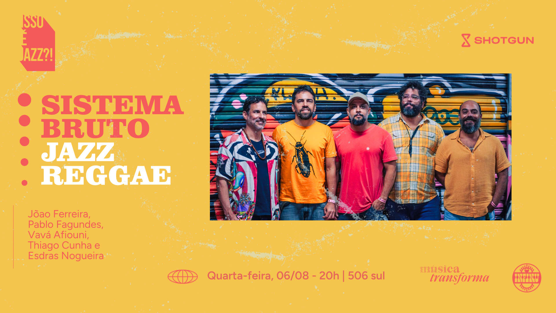 Isso É Jazz?! Sistema Bruto Toca Jazz Reggae Cover