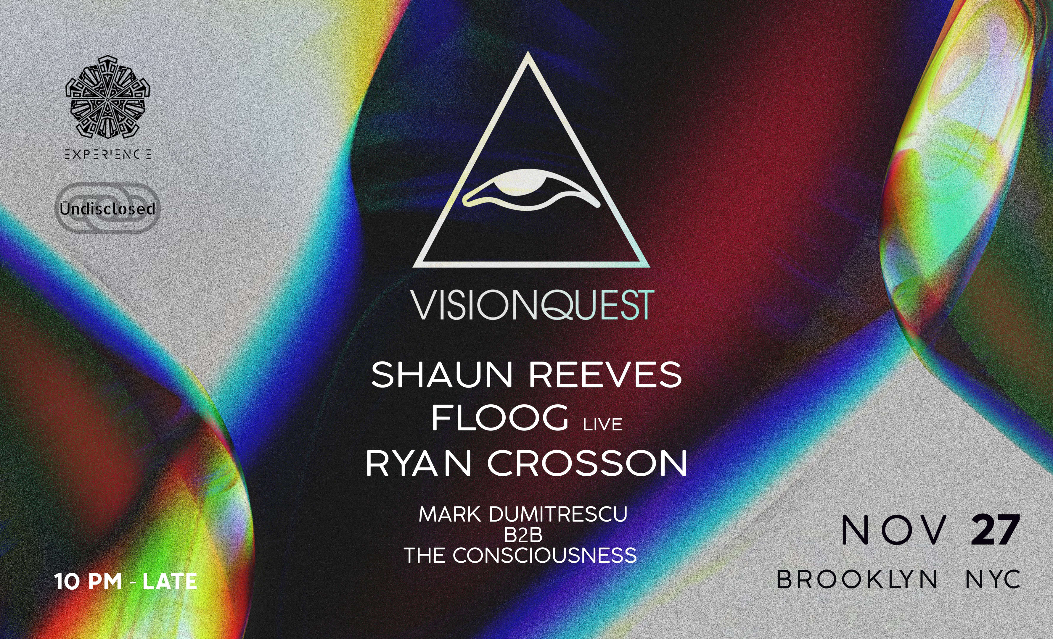 Visionquest - Shaun Reeves / Floog (Live) / Ryan Crosson & More Cover