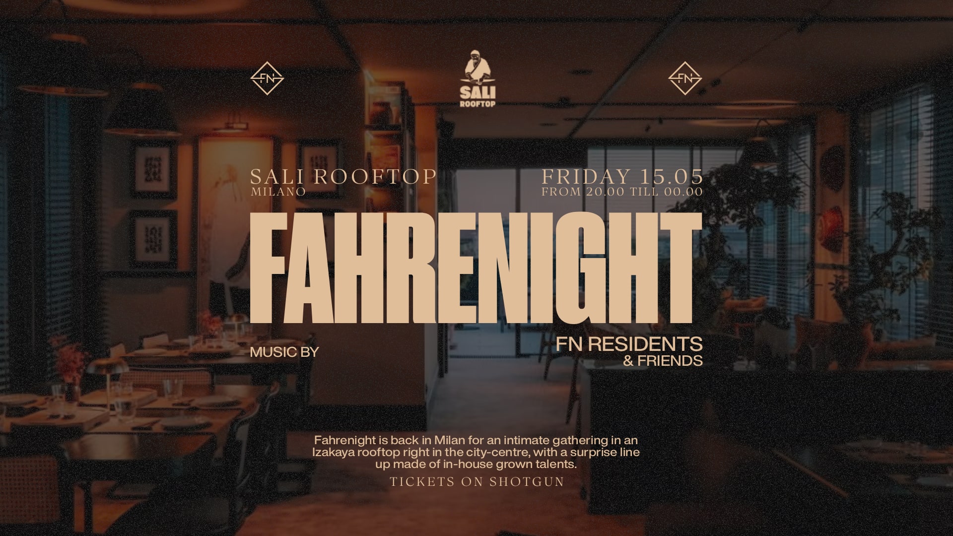 Fahrenight In Milan – On The Roof Cover
