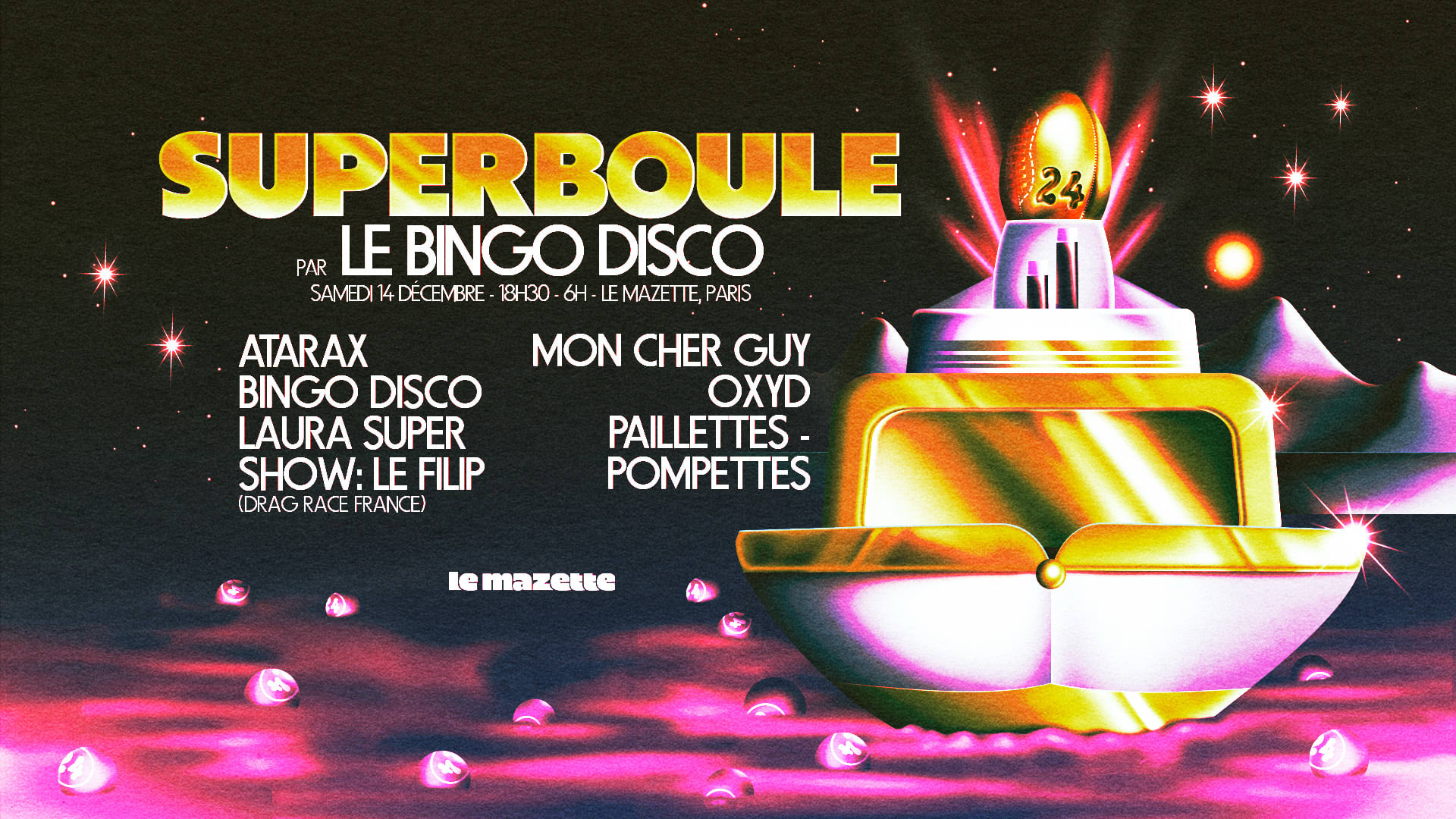Le Bingo Disco Présente Le Superboule 2024 ! Cover