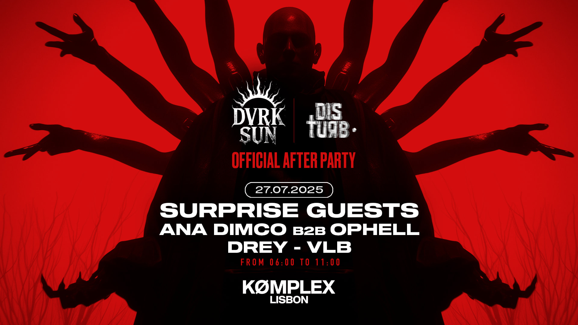 Dvrksun 3.0 & Disturb Official Afterave W/ Surprise Guests Cover
