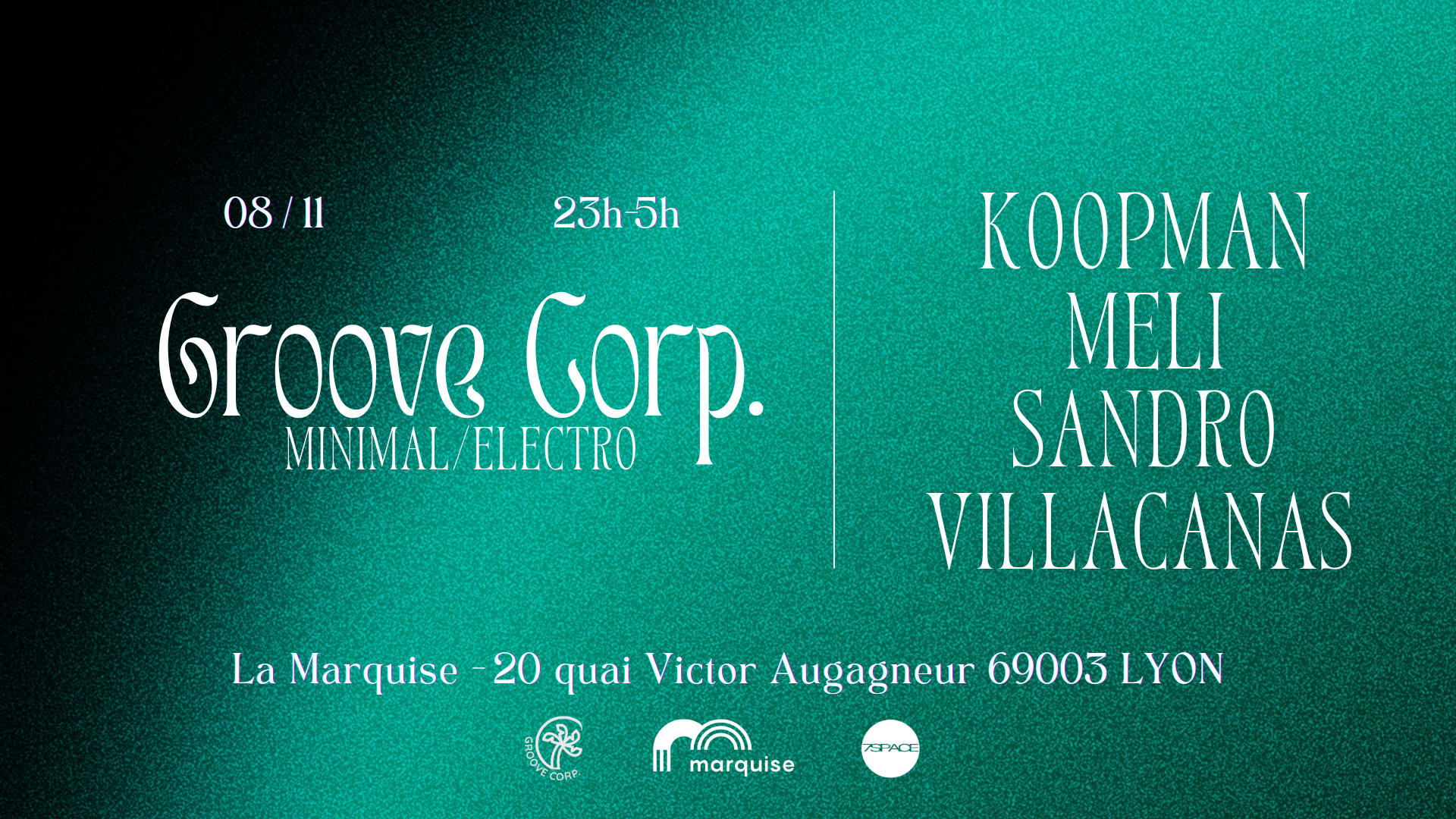 Groove Corp. @ La Marquise Cover