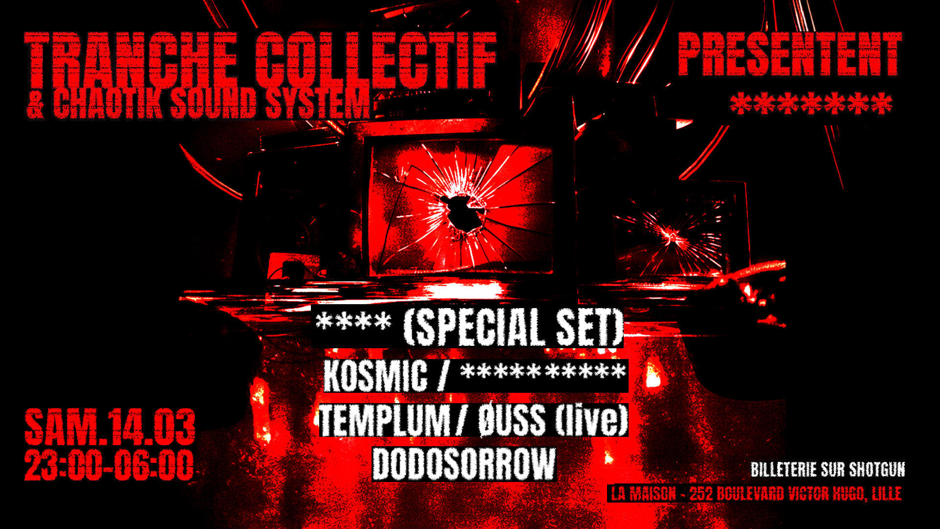 Tranche Collectif X Chaotik Sound System Cover