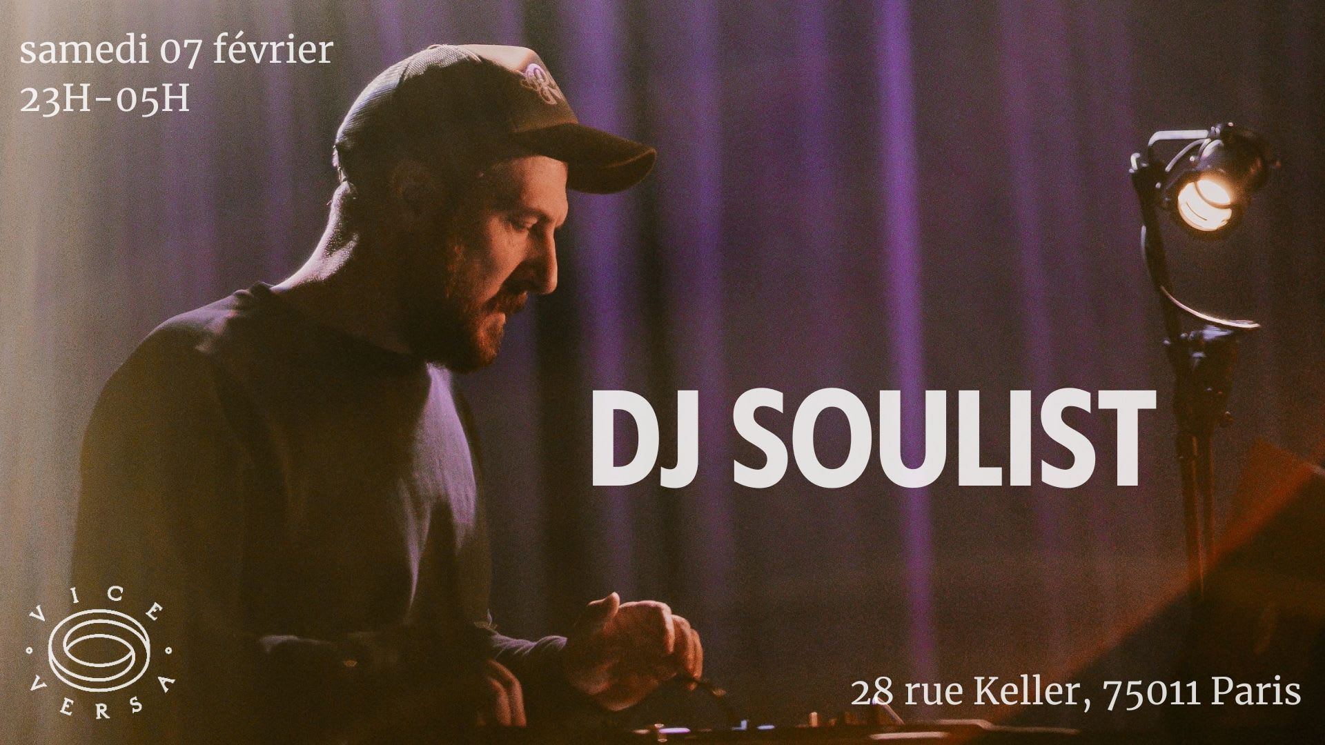 Dj Soulist - Au Vice Versa Paris Cover