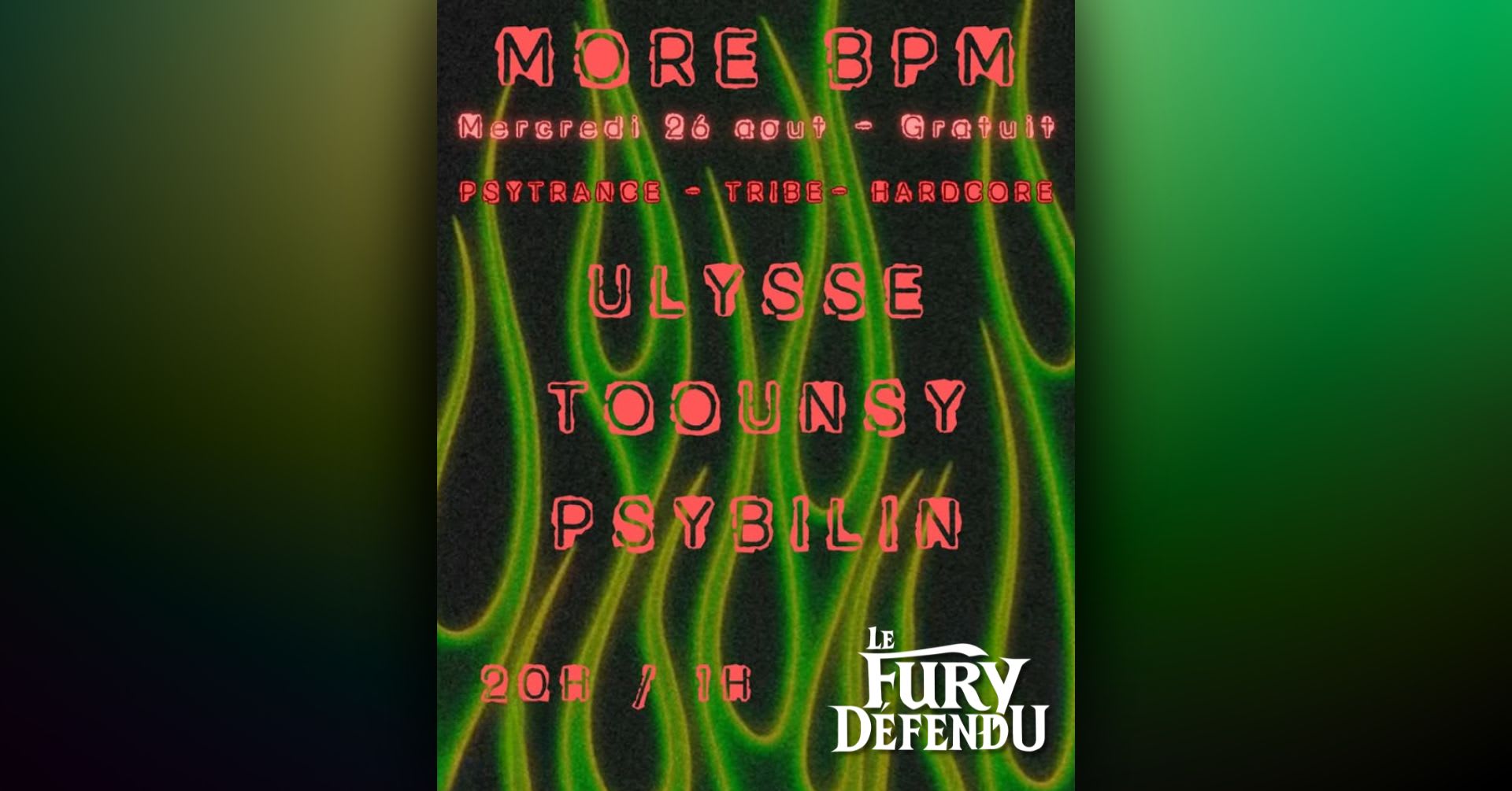 More Bpm - Ulysse / Toounsy / Psybilin Cover