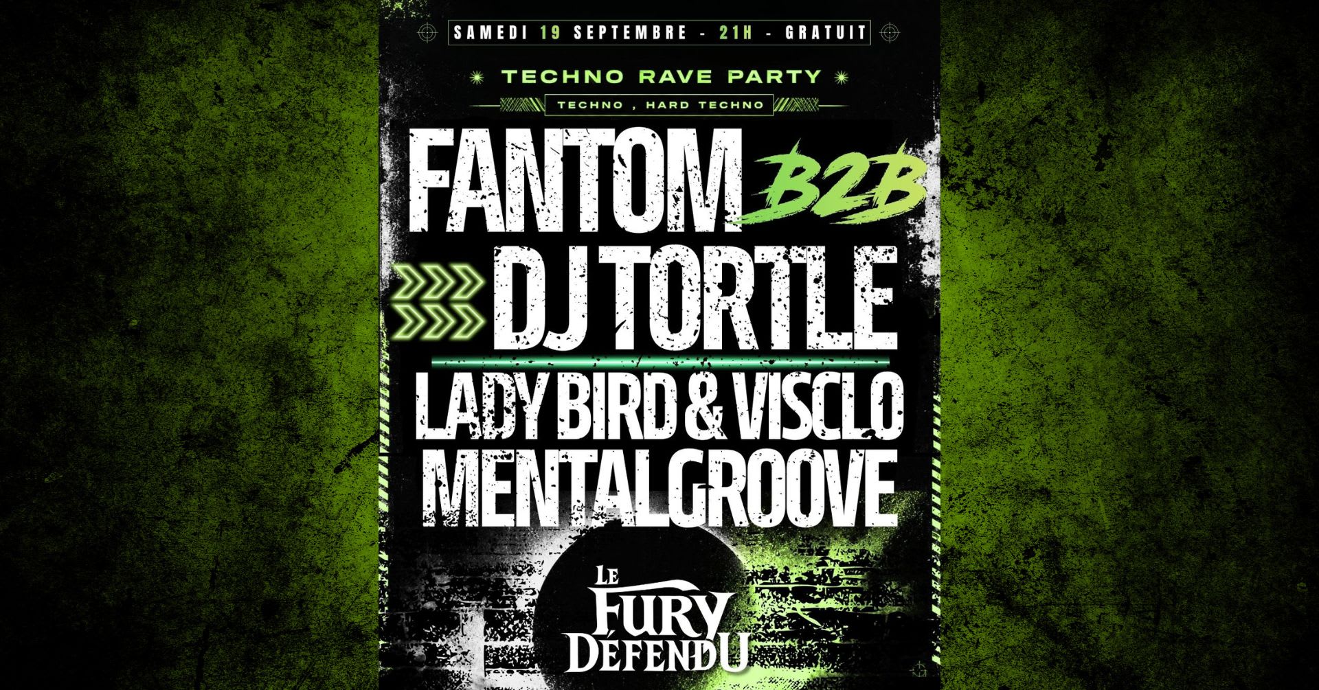 Techno Rave Party - Fantom Vs Dj Tortle – Round 3 Cover
