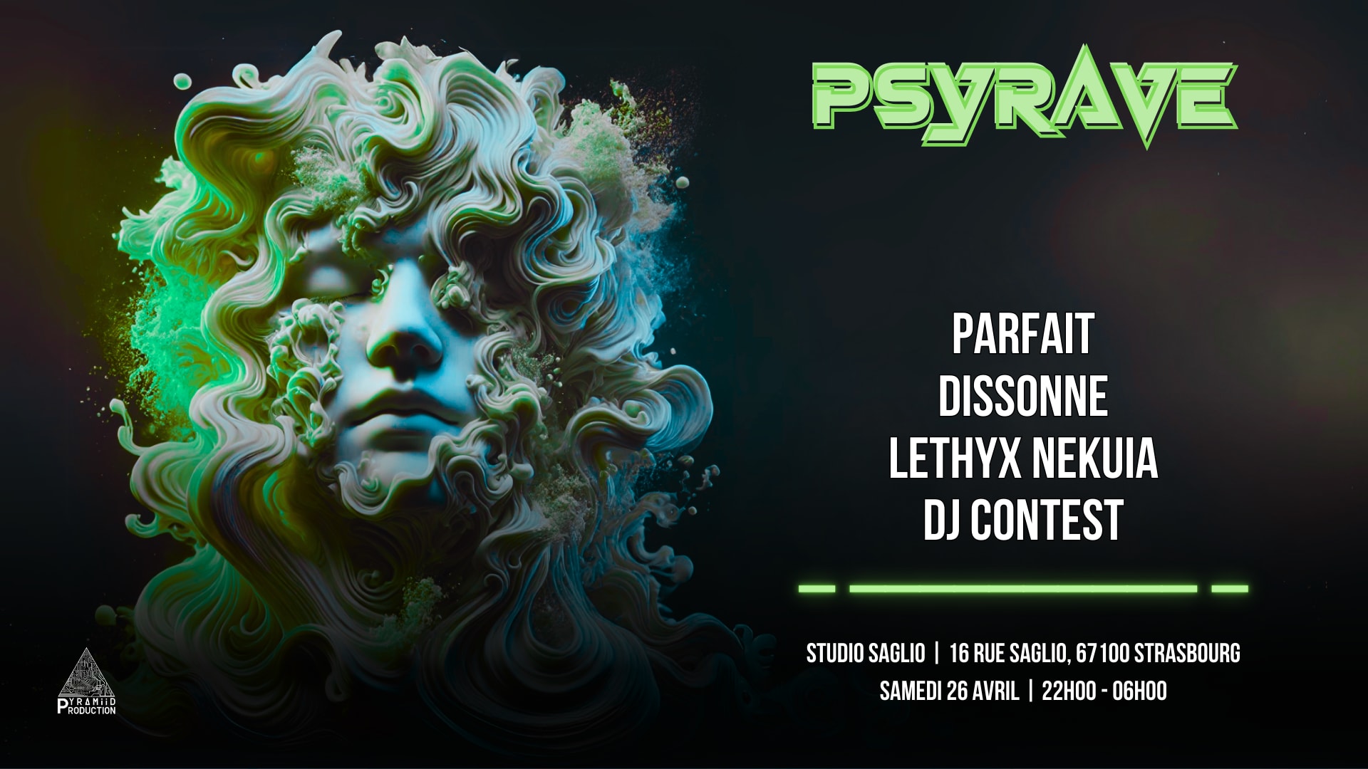 Psyrave (Strasbourg) : Parfait - Dissonne - Lethyx Nekuia Cover