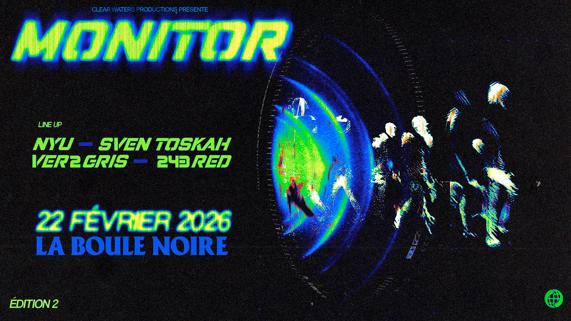 Monitor : 243red + Nyu + Sven Toskah + Ver2gris @Boule Noire Cover