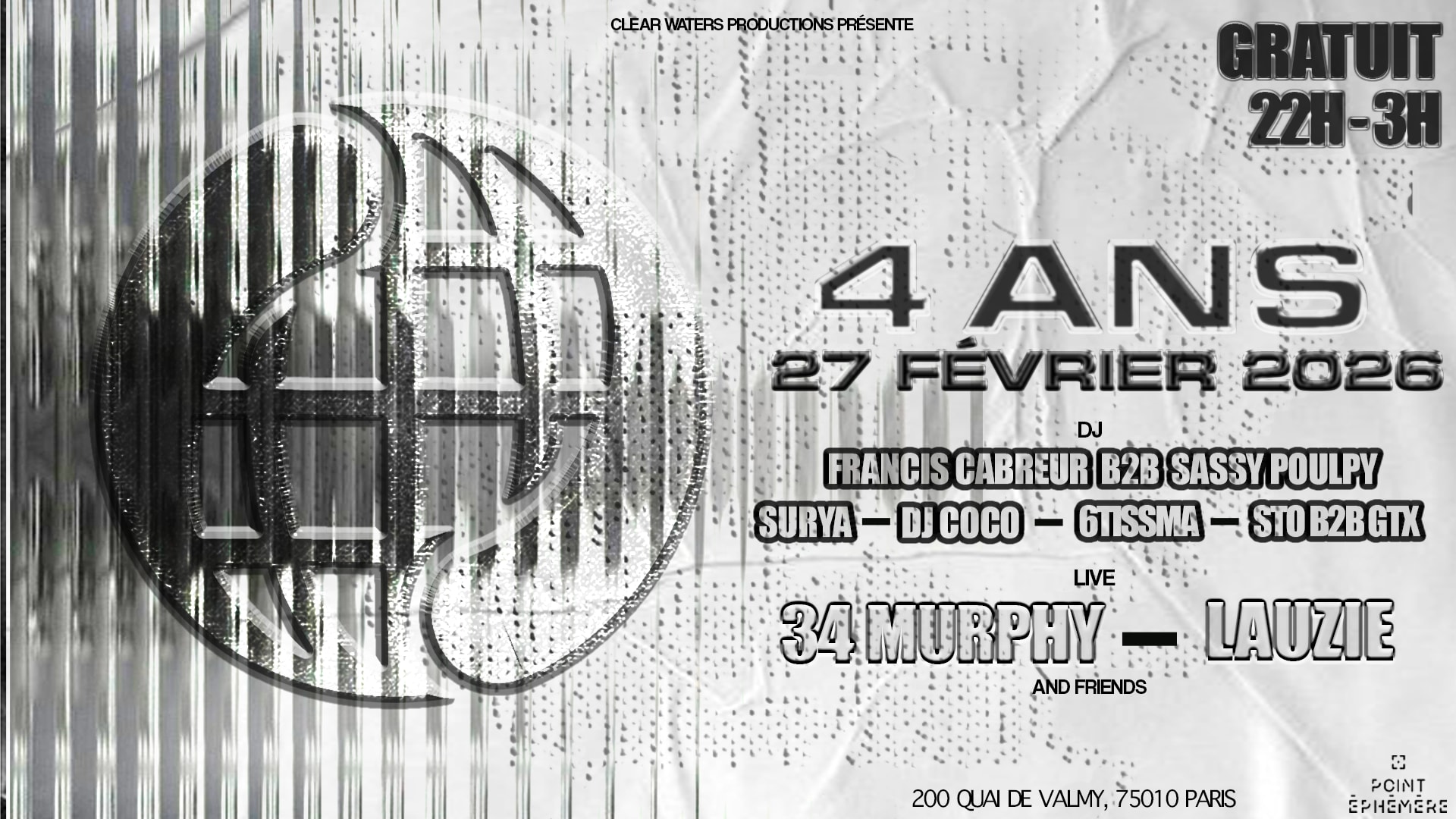 4 Ans Clear Waters Productions Cover