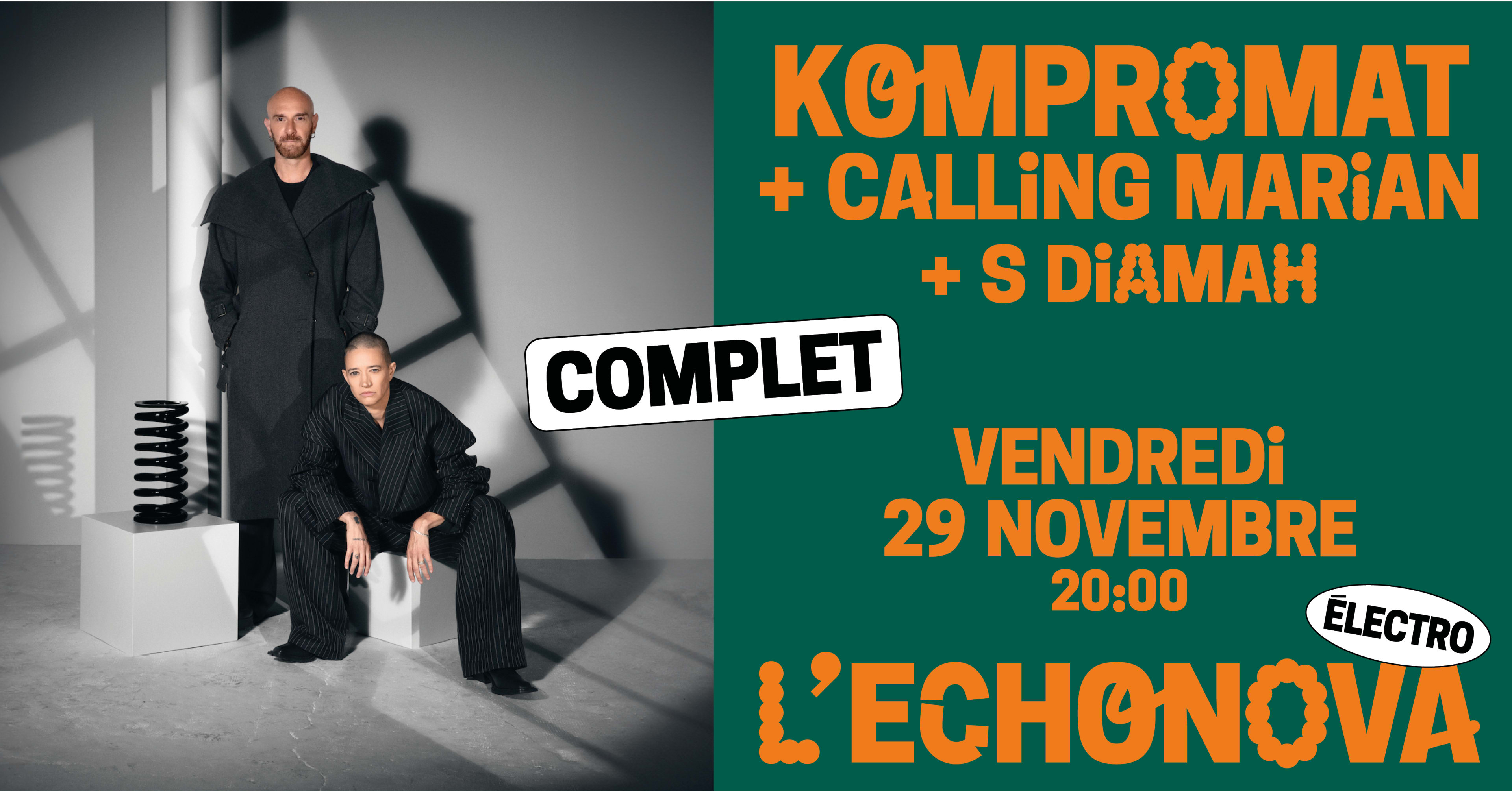 Kompromat + Calling Marian + S Diamah Cover
