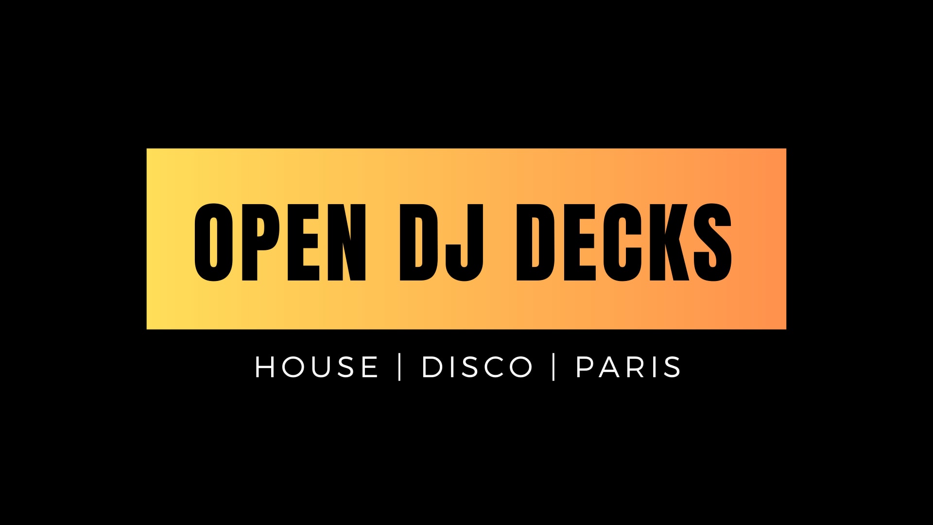 Open Dj Decks: #1 Christmas Party - House & Disco Cover