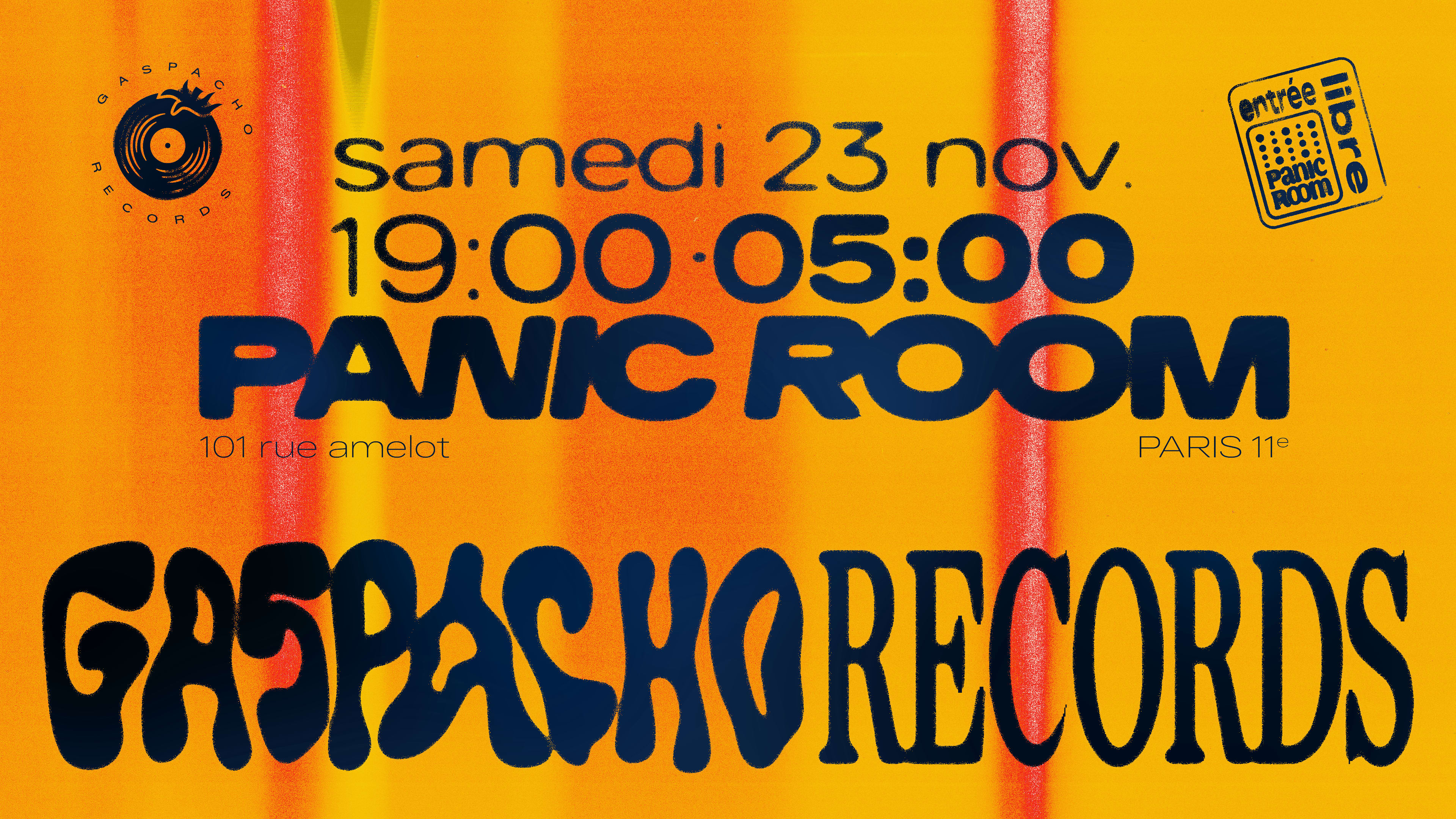 Gaspacho Records Revient Au Panic Room Cover