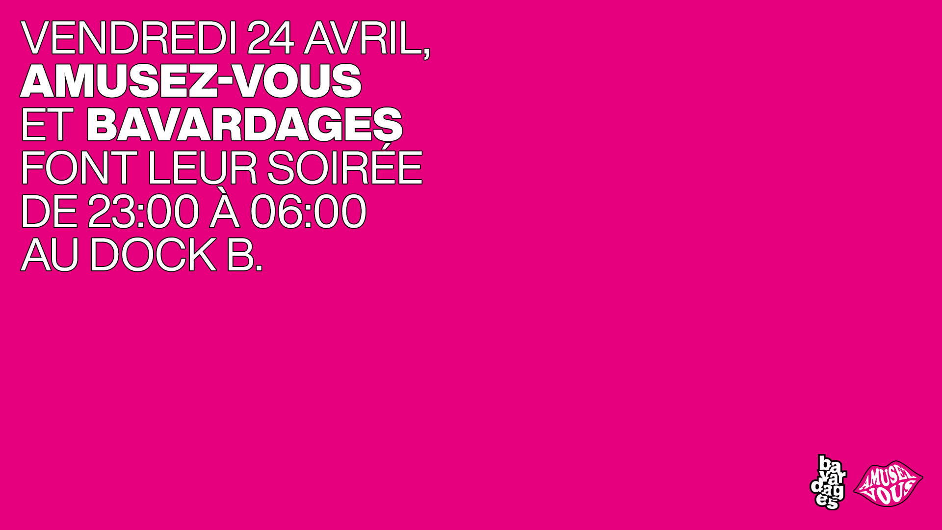 Amusez-Vous X Bavardage Cover