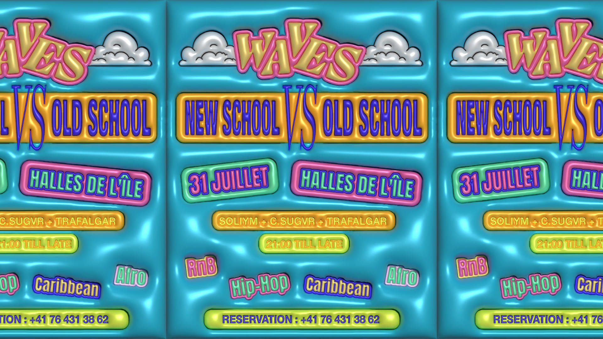 Waves Old Vs New School Cover