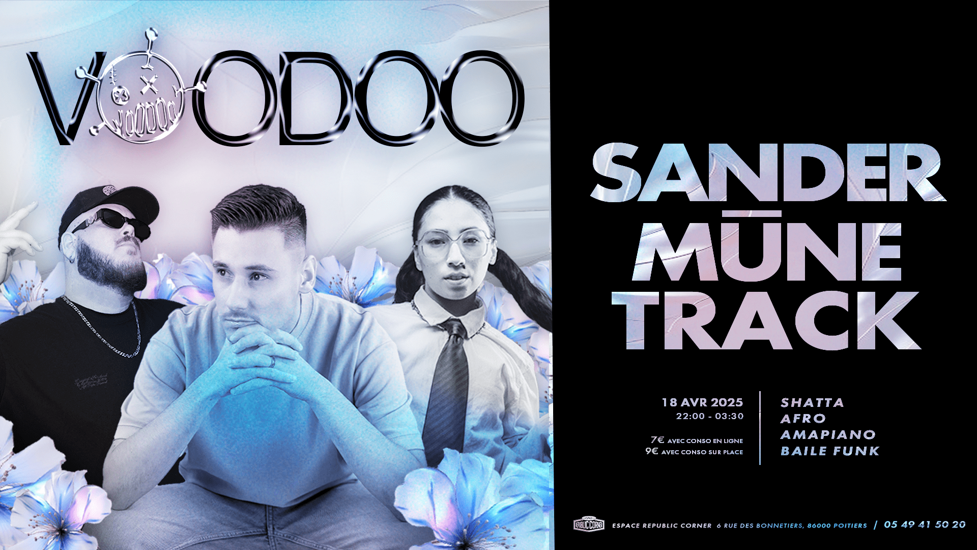 Voodoo #8 - Sander, Mune & Track Aux Platines ! Cover