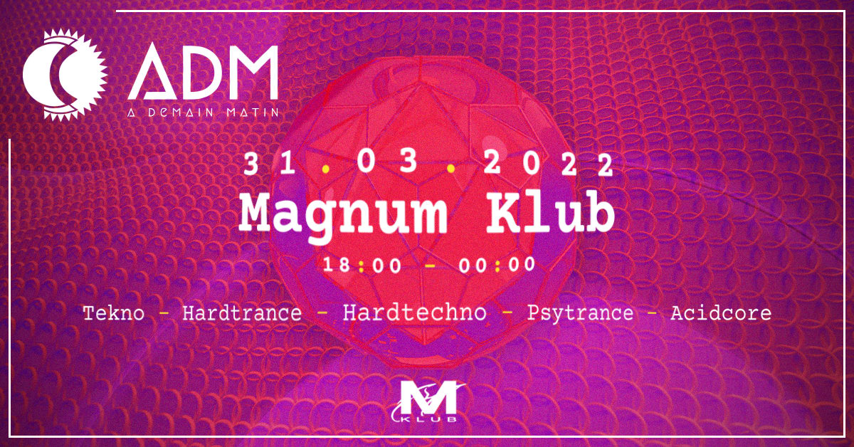 A Demain Matin X Magnum Klub Cover