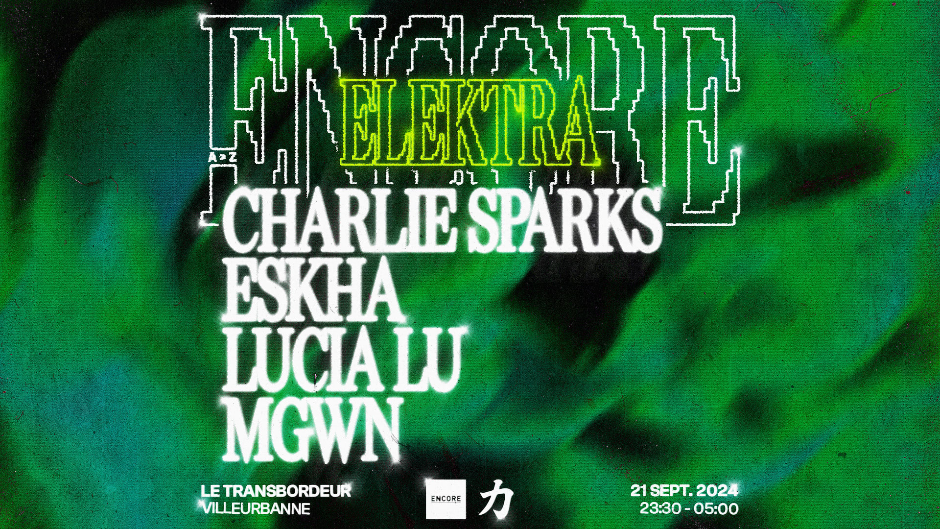 Encore X Elektra : Charlie Sparks, Lucia Lu, Eskha, Mgwn Cover