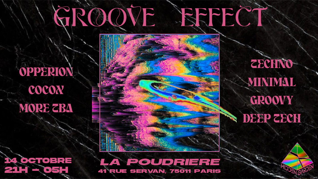 Groove Effect By Hidden Garden - Techno - Minimal - Groovy Cover