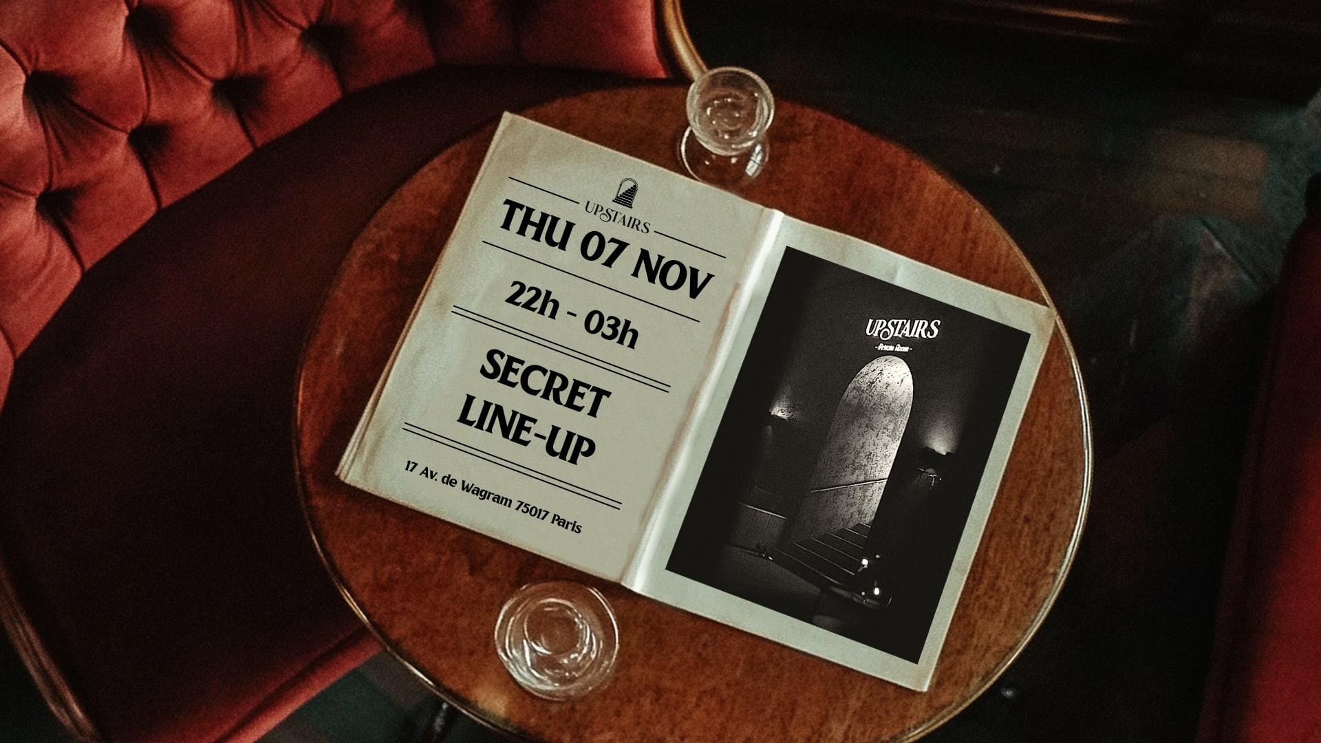 Upstairs - Private Room | 07 Nov Cover