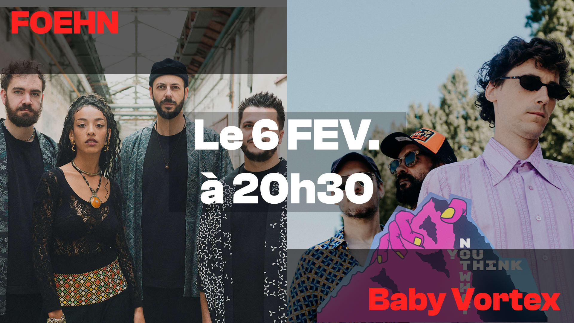 Foehn / Release Party. + Opening Avec Baby Vortex Cover