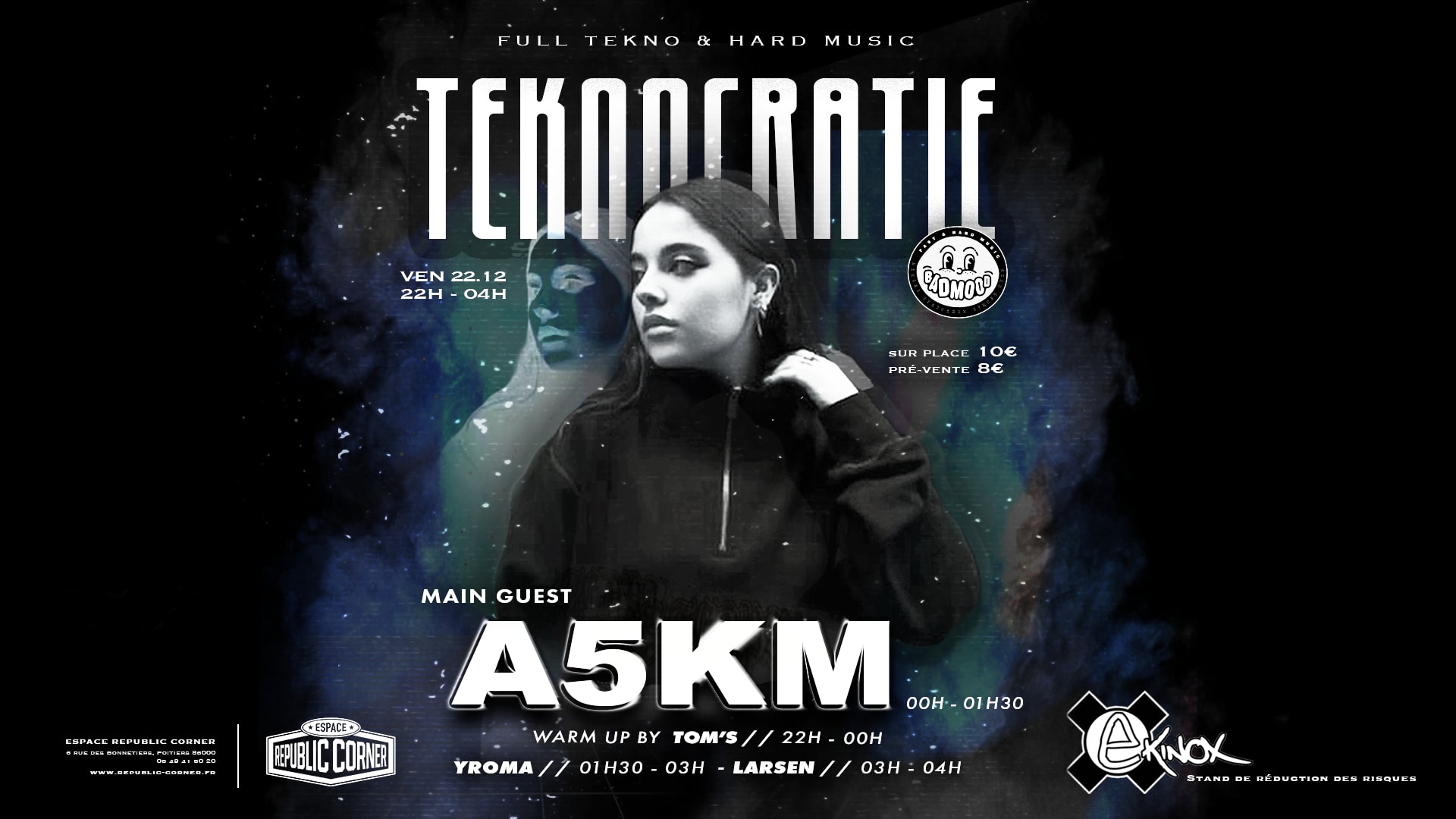 Teknocratie #4 - Badmood Invite A5km Cover