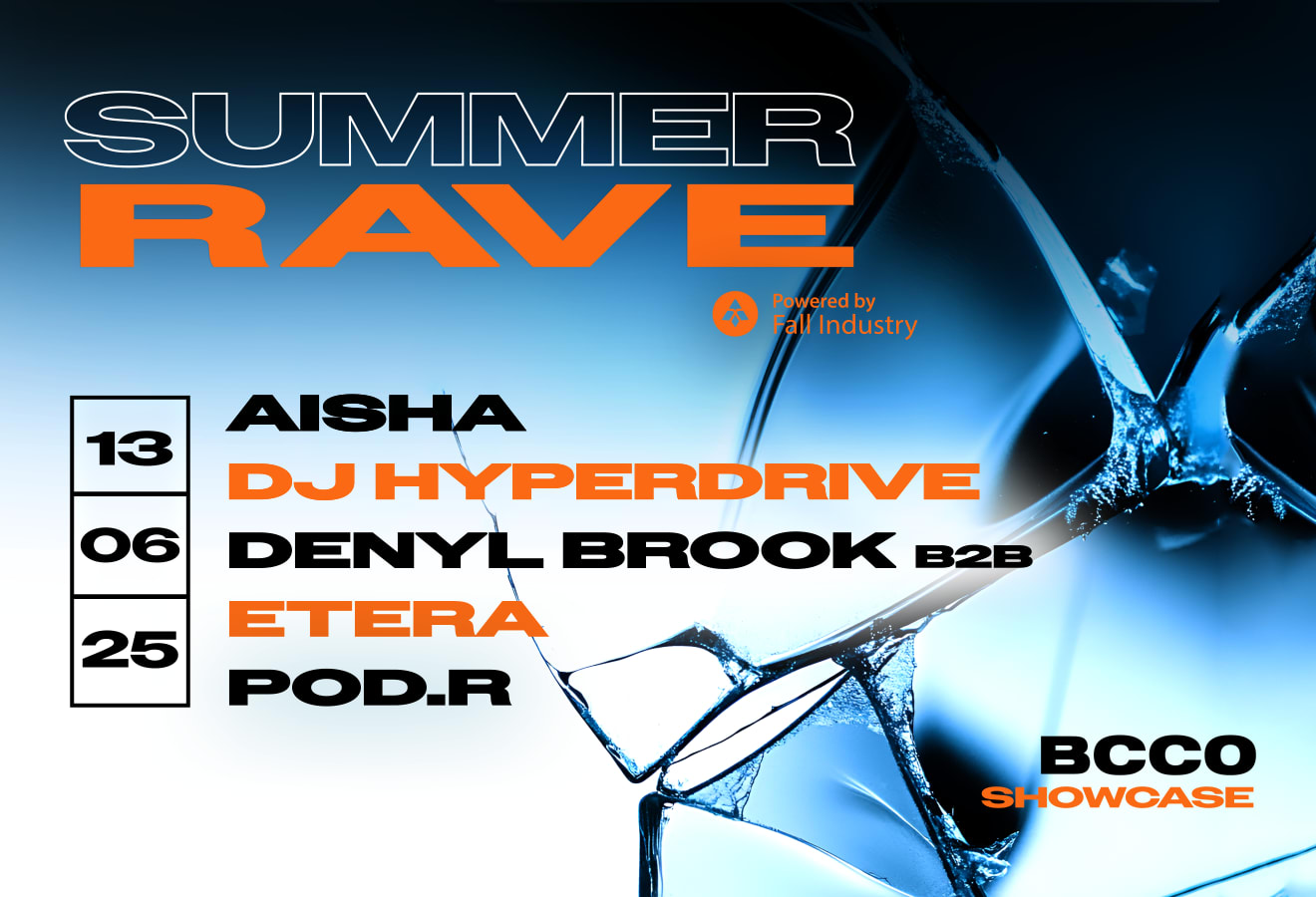 Summer Rave : Aisha + Dj Hyperdrive + Denyl Brook B2b Etera Cover