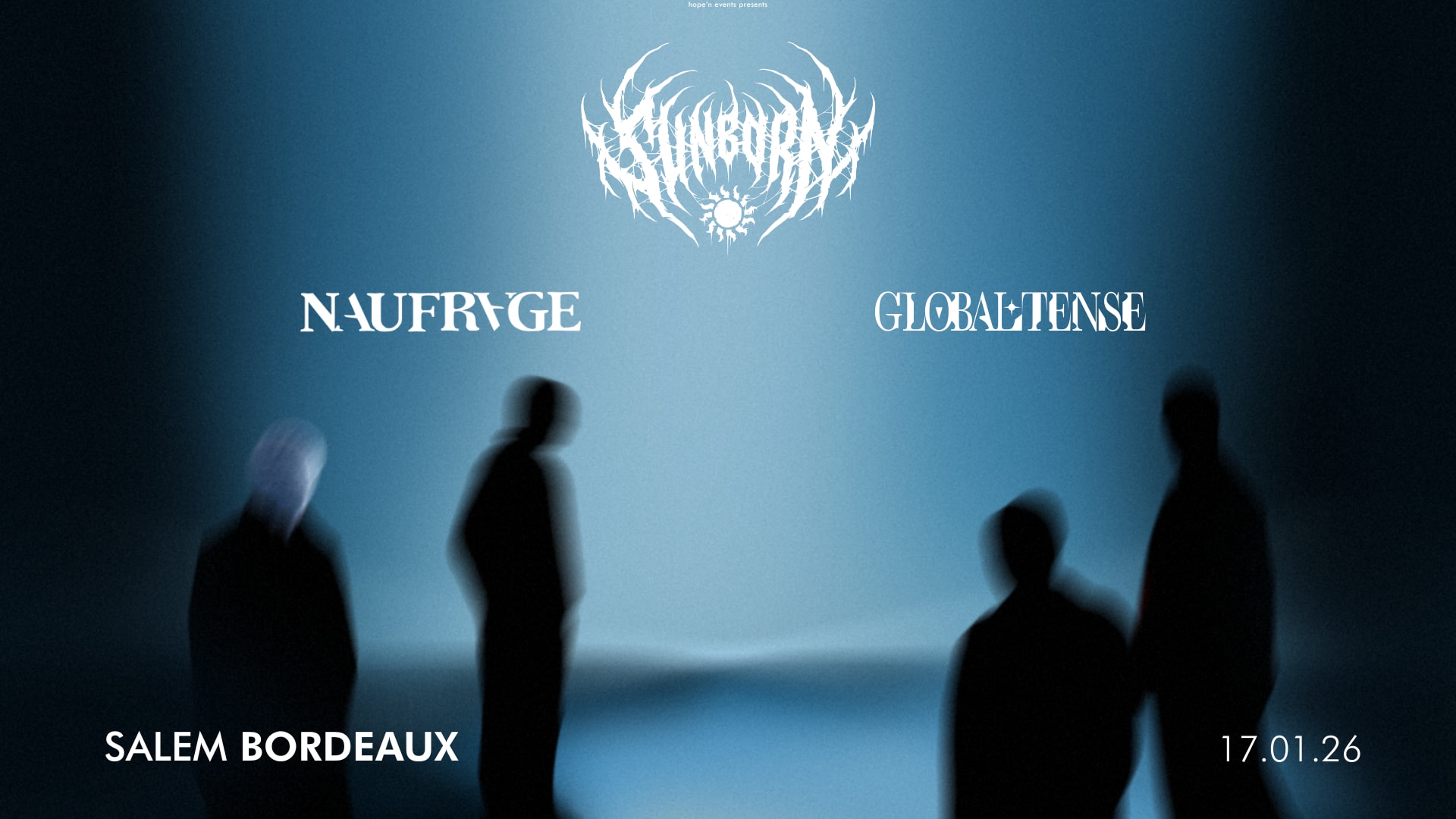 Sunborn + Naufrage + Global Tense @ Salem Cover