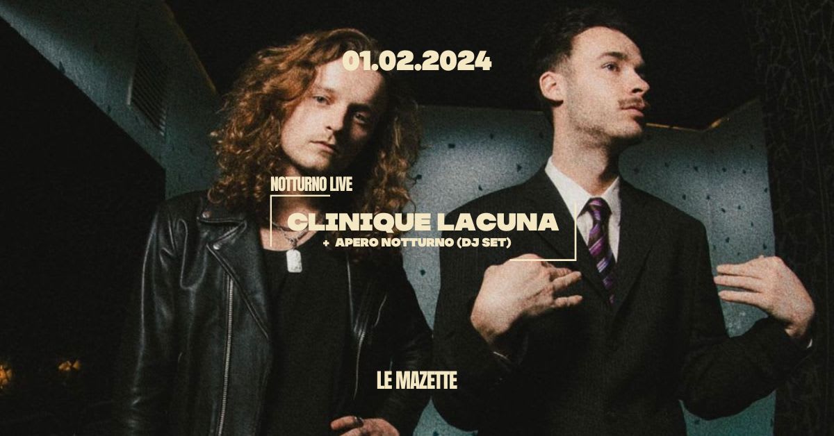 Notturno Live Invite Clinique Lacuna Cover
