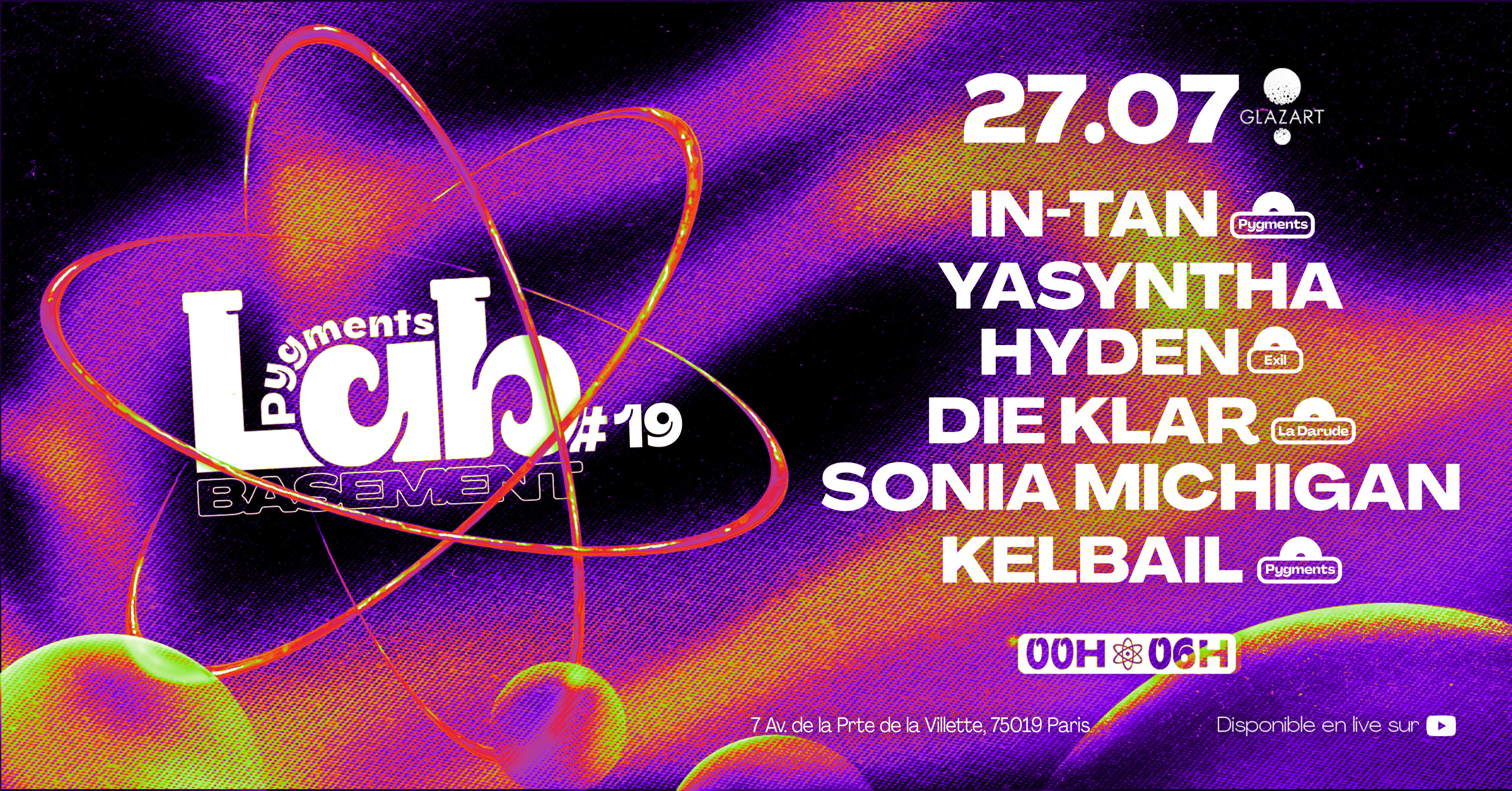Pygments Lab Basement 19 : Hyden, Die Klar, Sonia Michigan.. Cover