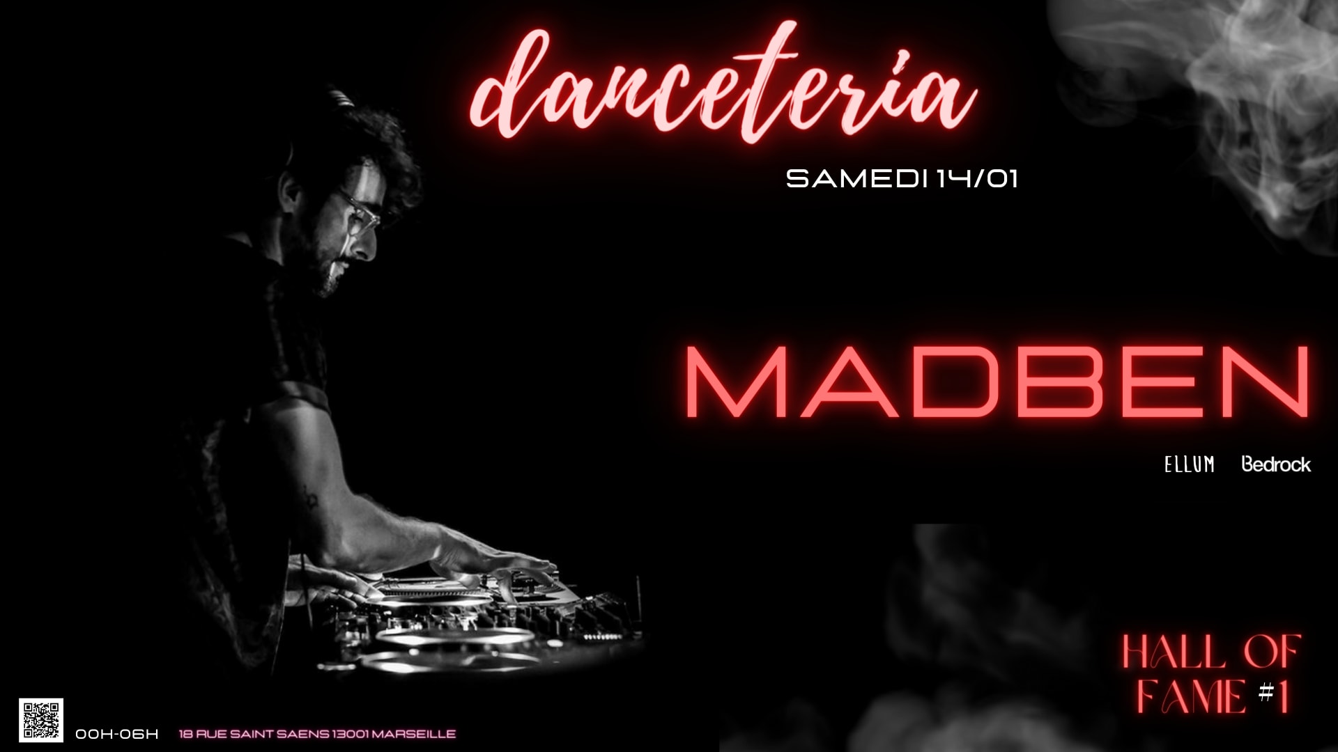 Danceteria Hall Of Fame #1: Madben (Ellum, Bedrock) Cover