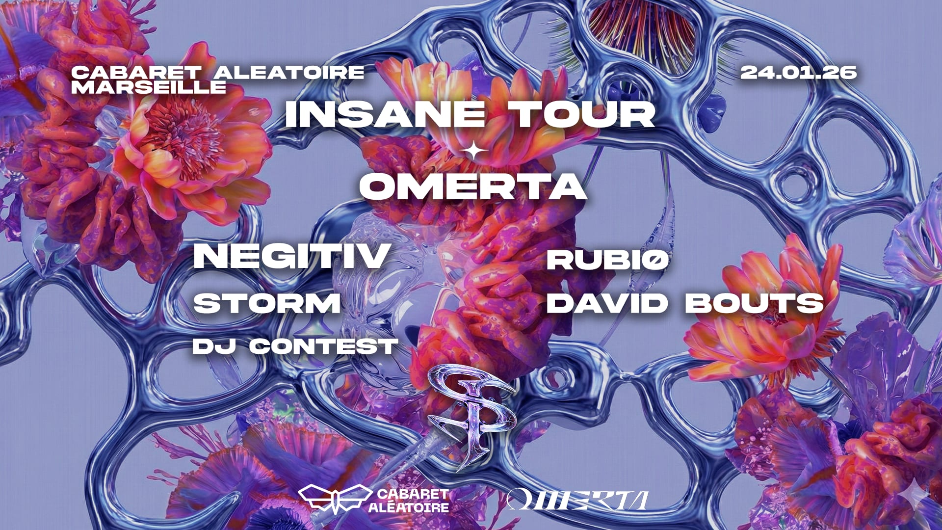Insane Tour X Omerta | Cabaret Aléatoire | Negitiv & More Cover