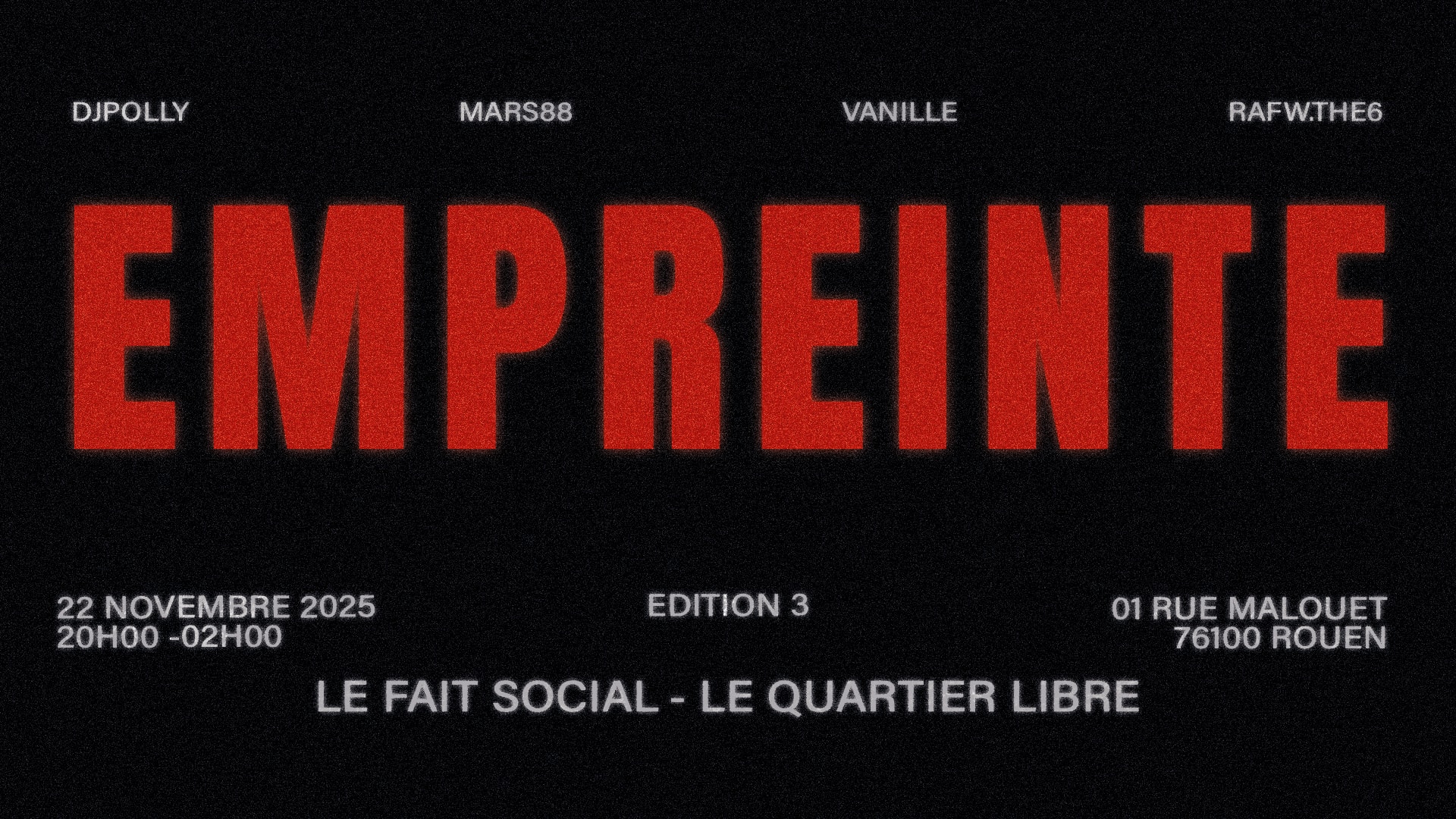 Empreinte - Edition 3 Cover