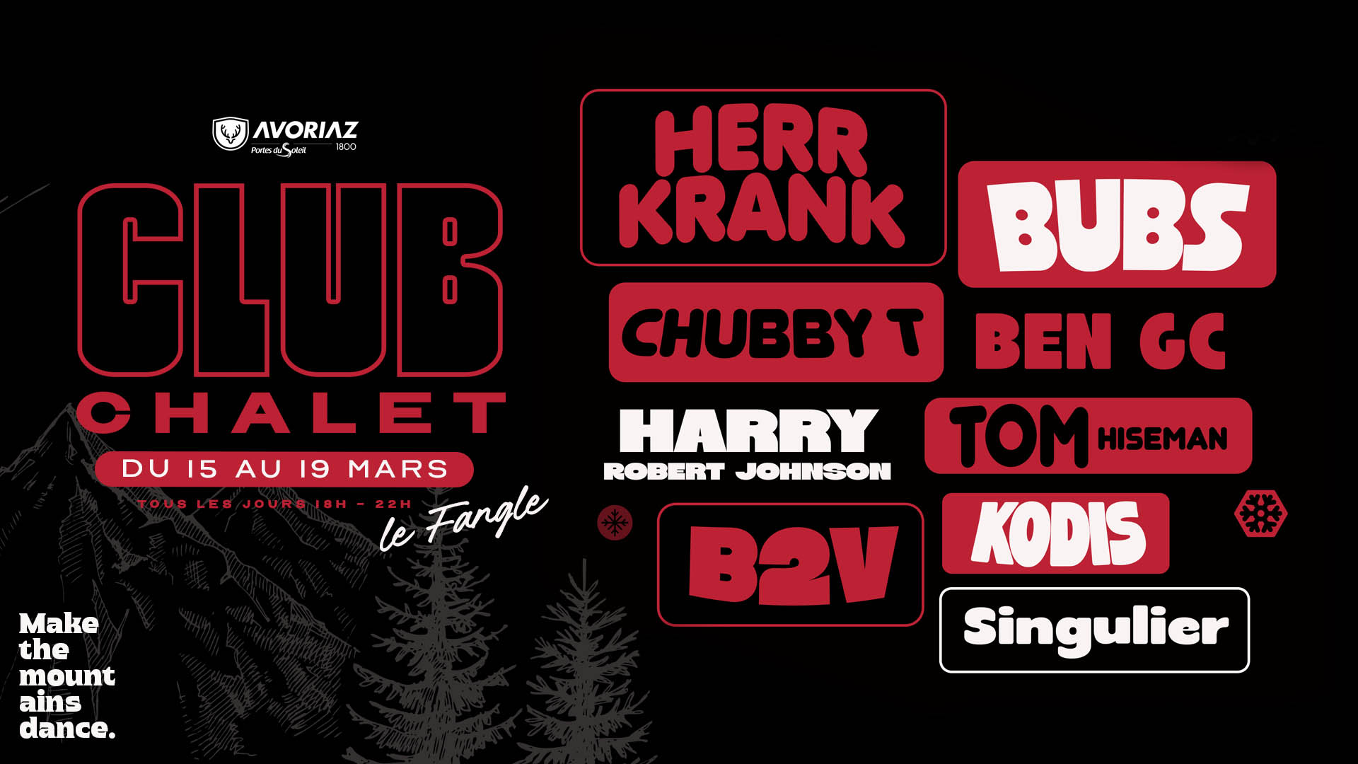 Club Chalet : Herr Krank, Bubs, Chubby T & More - Avoriaz Cover