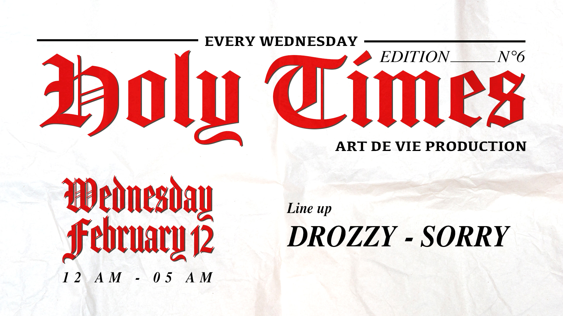 Holy Times Edition N°6 Cover