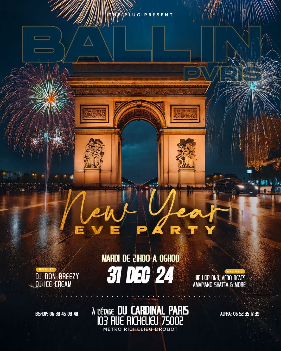 Ball In Paris : New Year Eve Party Cover