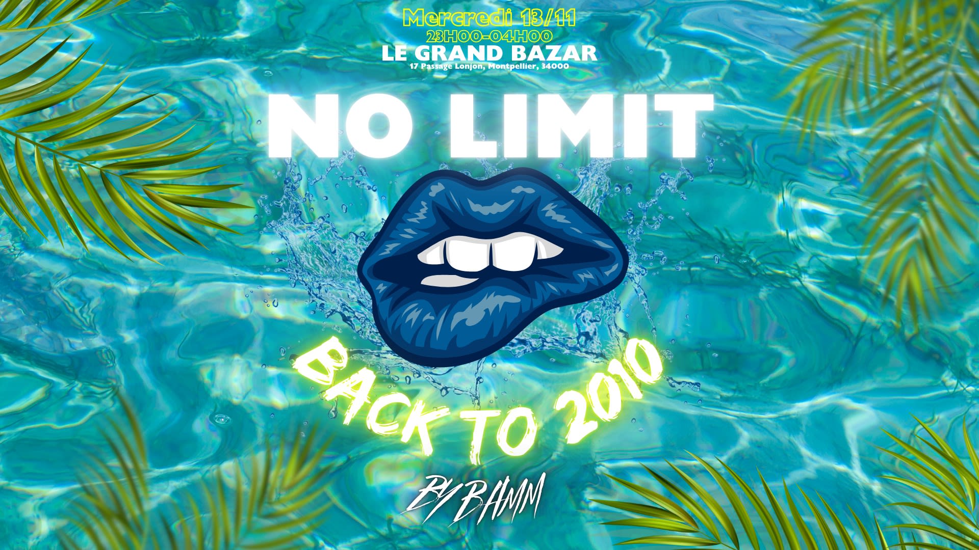 No Limit Back To 2010 (1 Place= 6 Consos Offertes) Cover