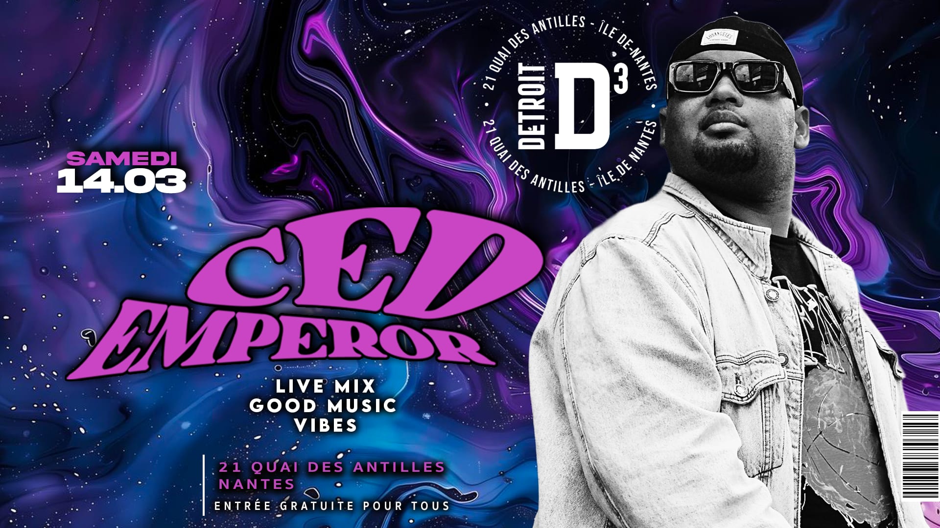Ced Emperor Live MIX D3 Cover
