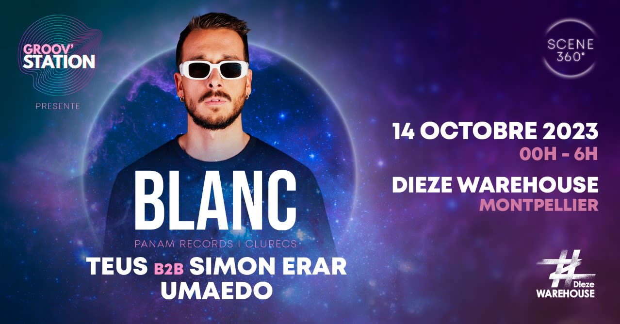 Groov’Station Invite : Blanc (Clurecs, Panam Records) Cover