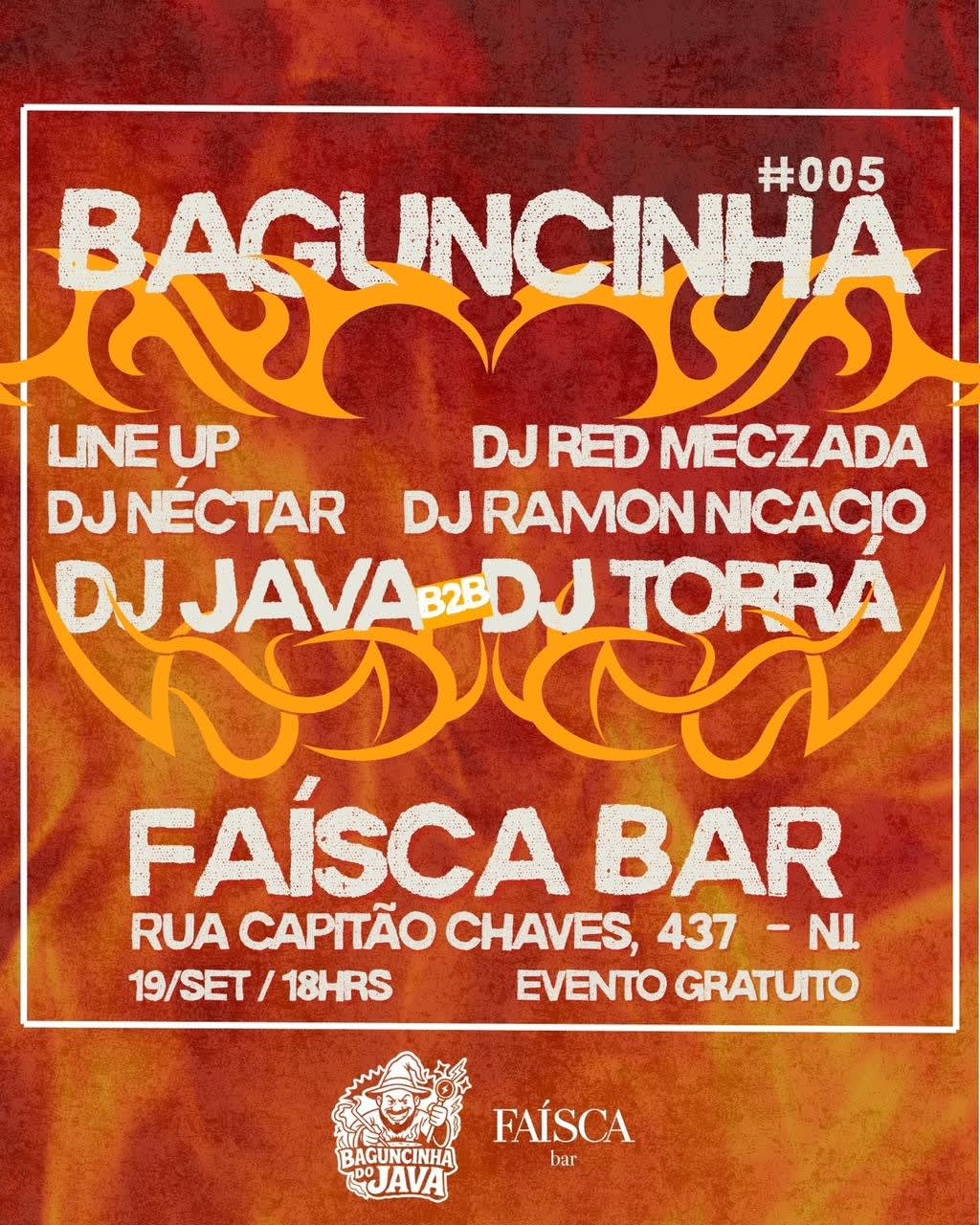 Baguncinha Do Java #005 No Faísca Bar Cover
