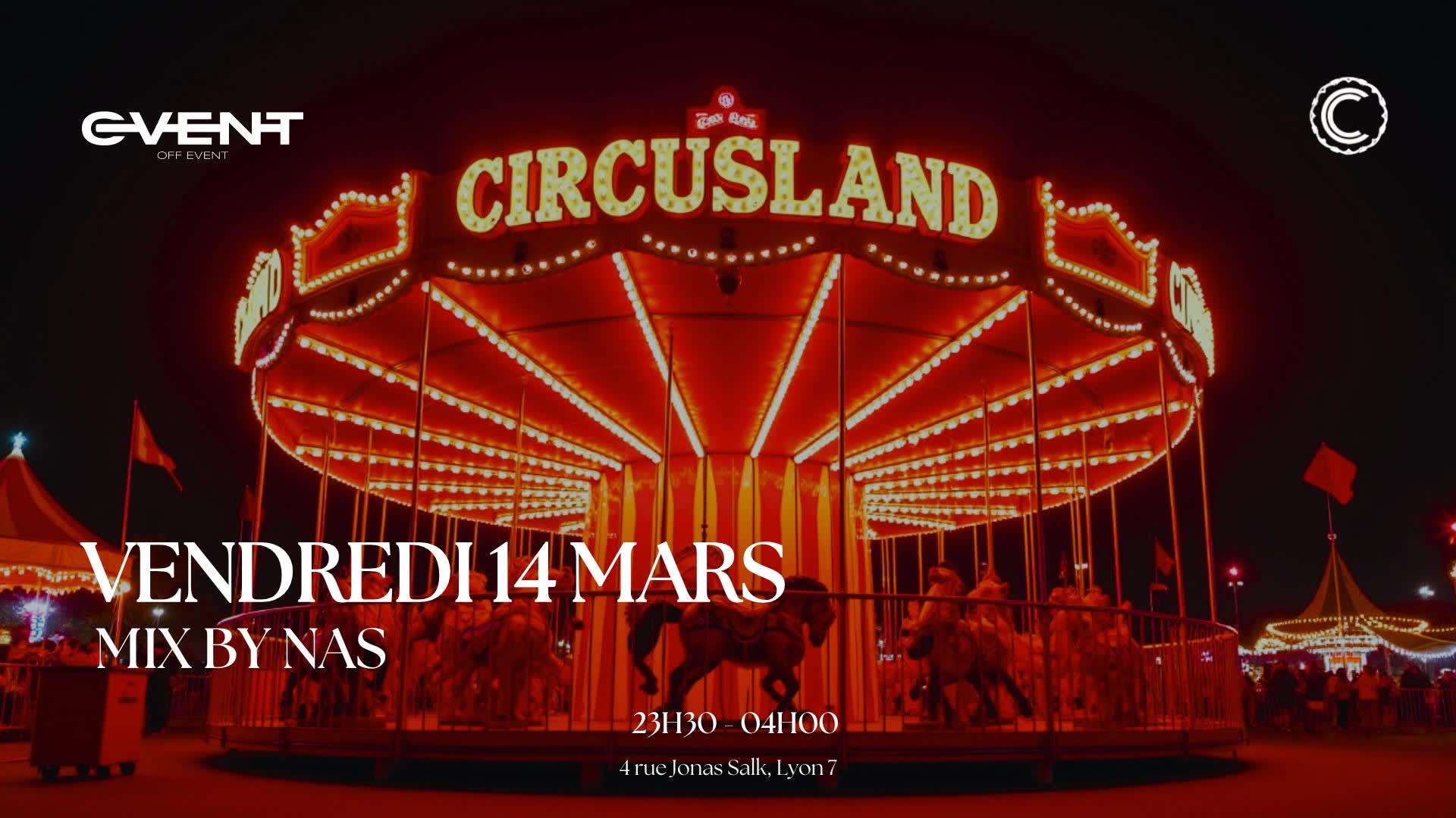 Circusland - Élue Meilleure Soirée Lyon D’Or 2025 Cover