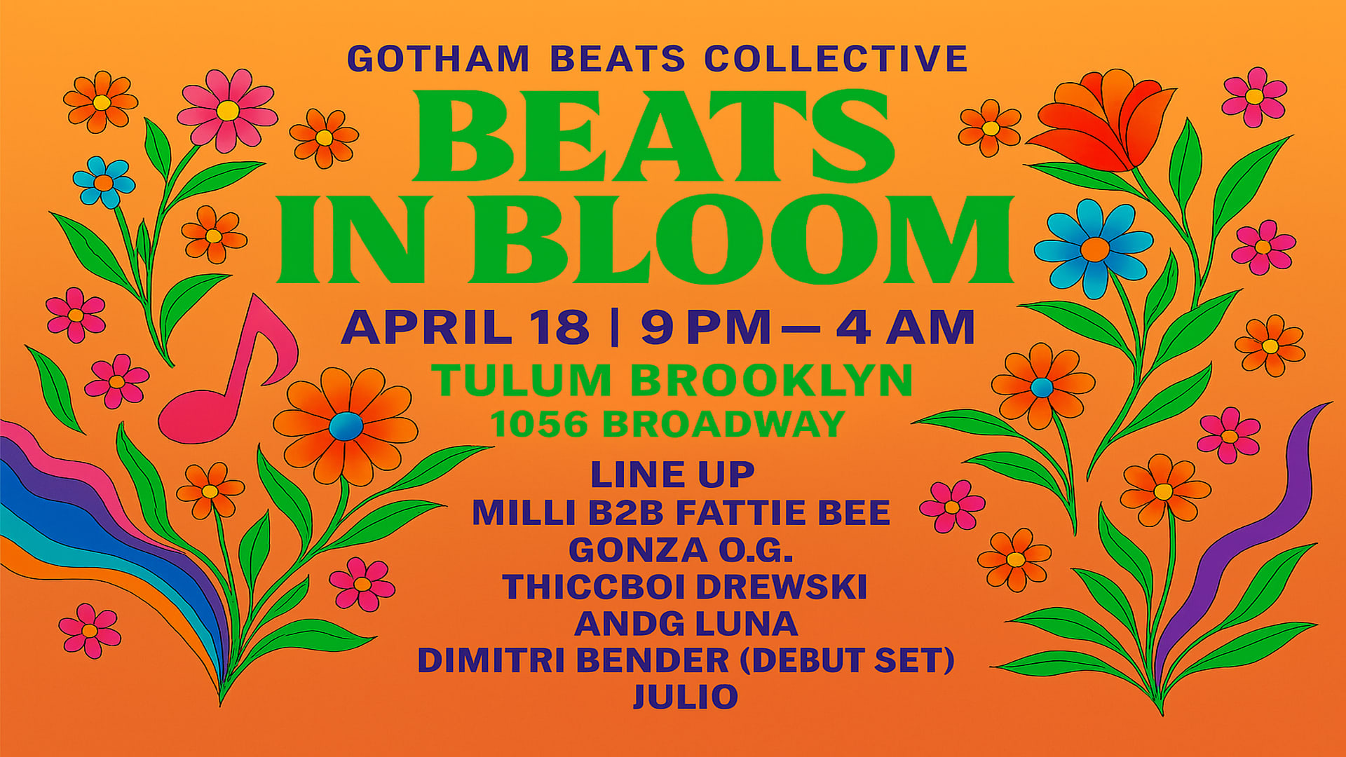Gotham Beats: Beats In Bloom Cover