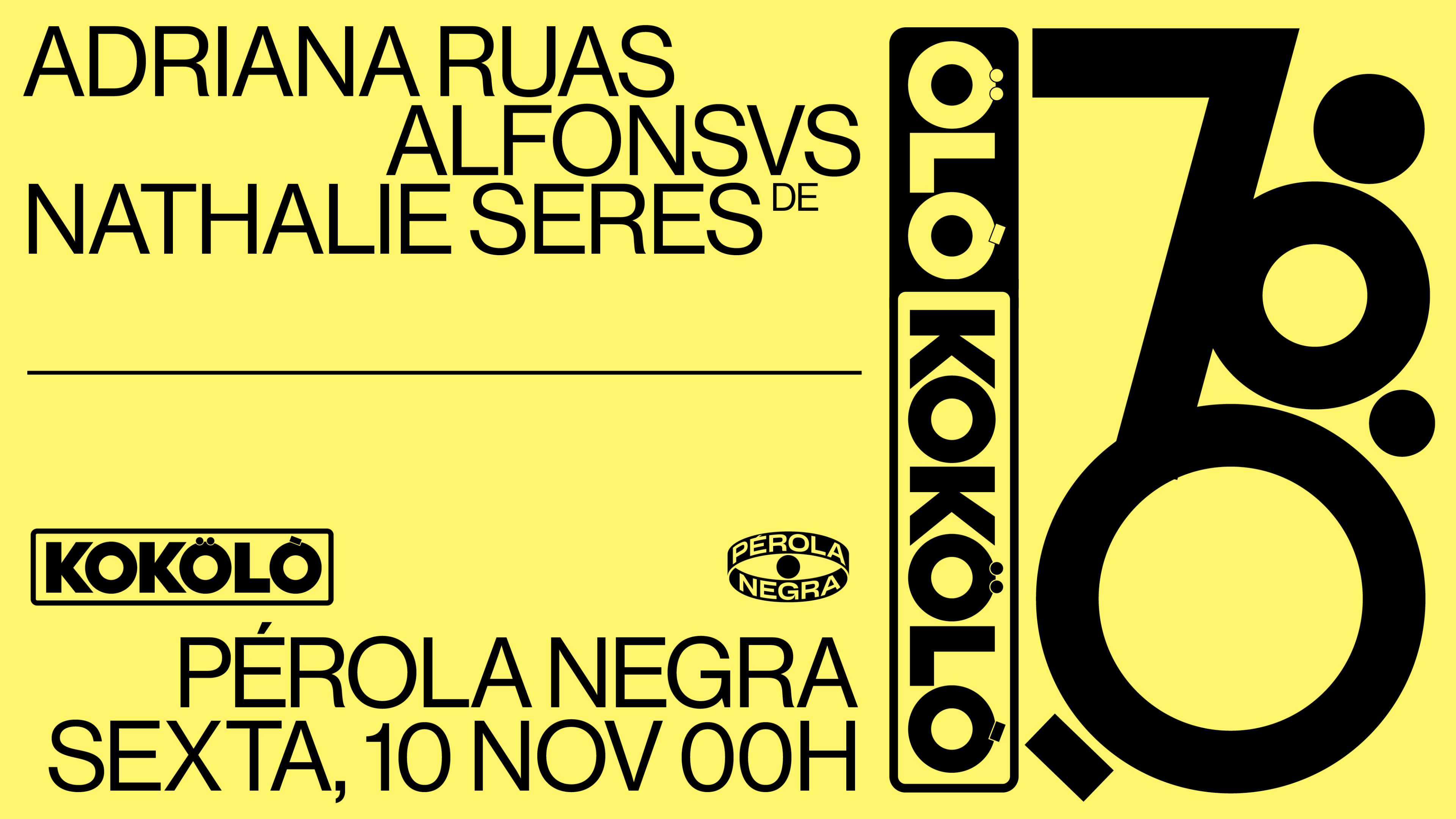 Ölò By Kokölò | Pérola Negra | 10.11.2023 Cover