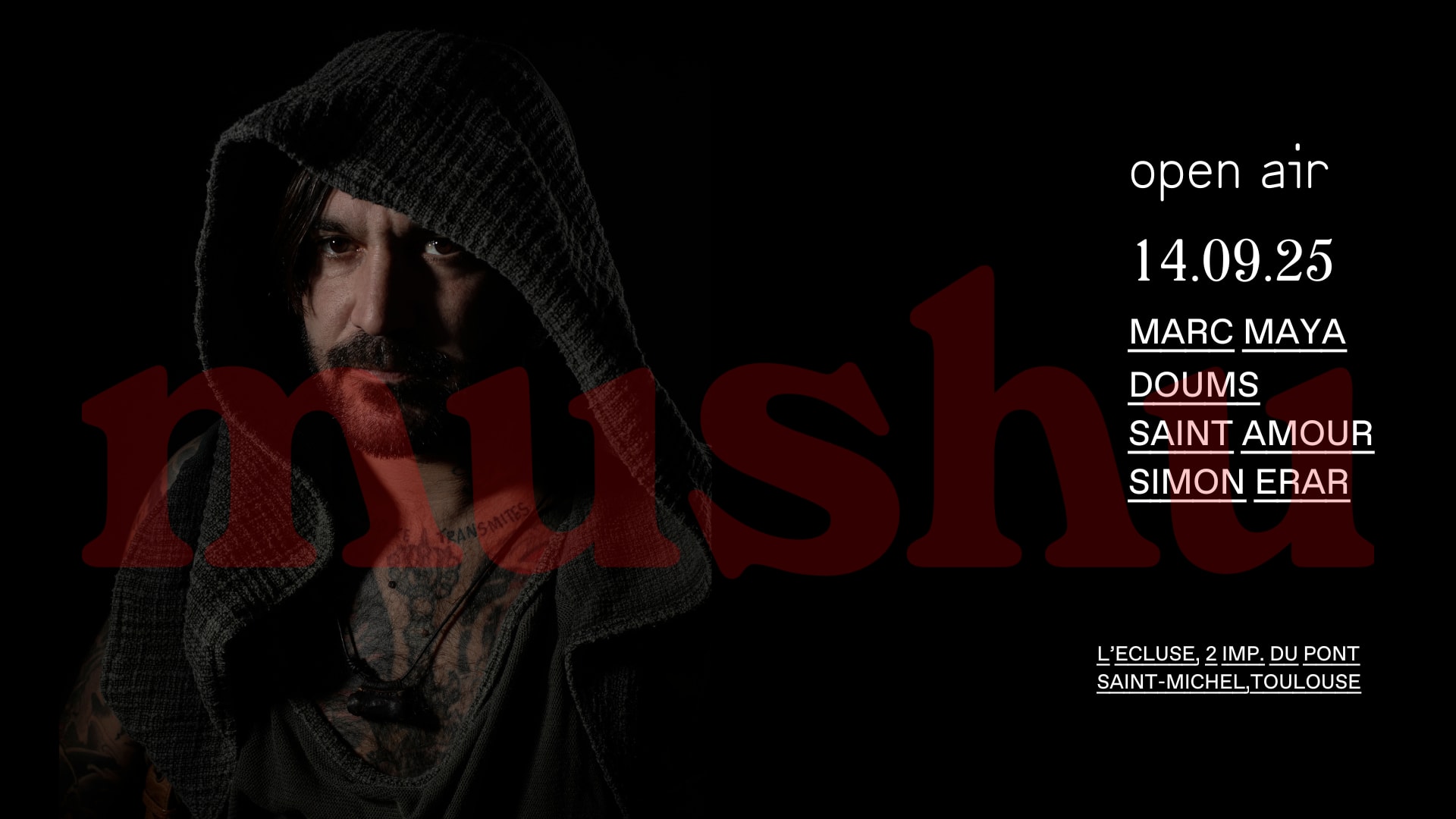 Mushu Open Air W/ Marc Maya Cover