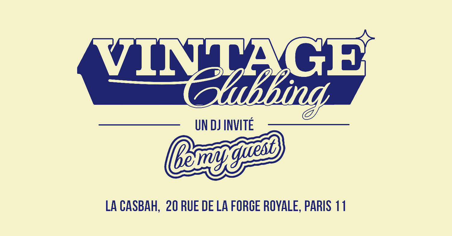 Vintage Clubbing: Be My Guest Cover